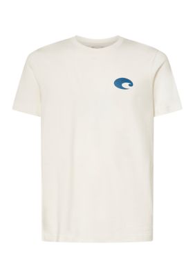 Costa Del Mar Men's Hooked Graphic T-Shirt, White, 2XL