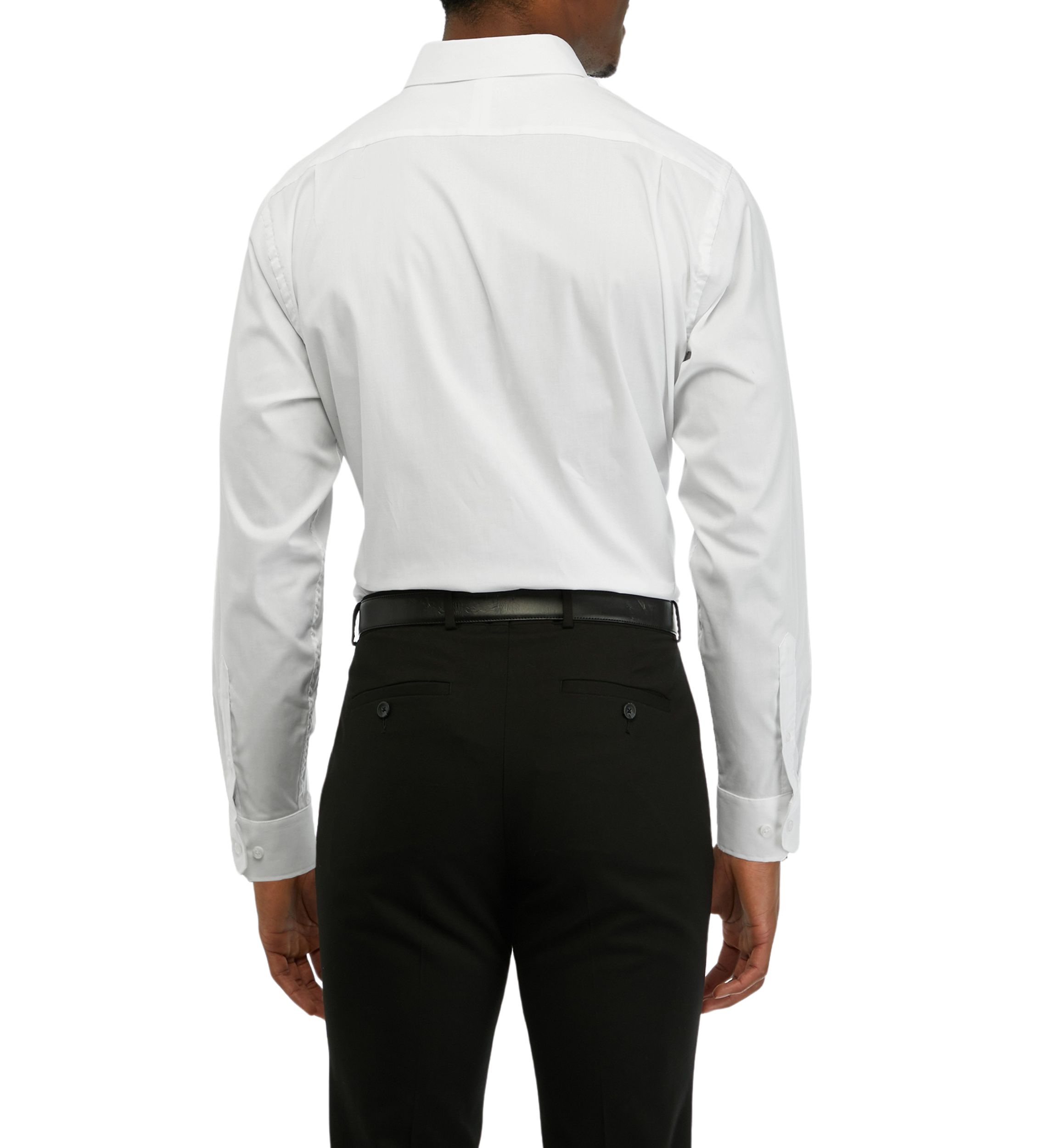 Button Down Pinpoint Dress Shirt
