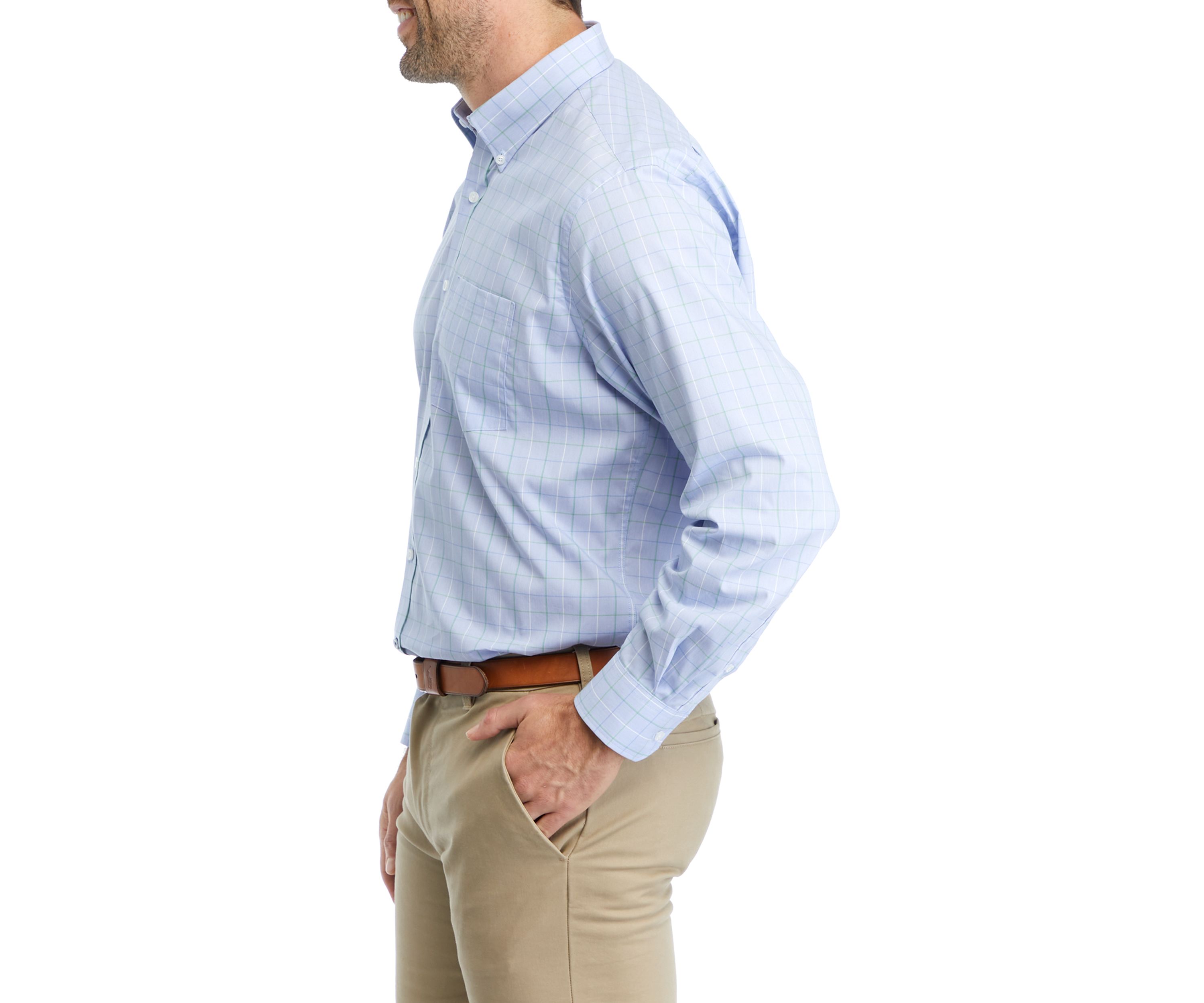Patterned Button Down Shirt