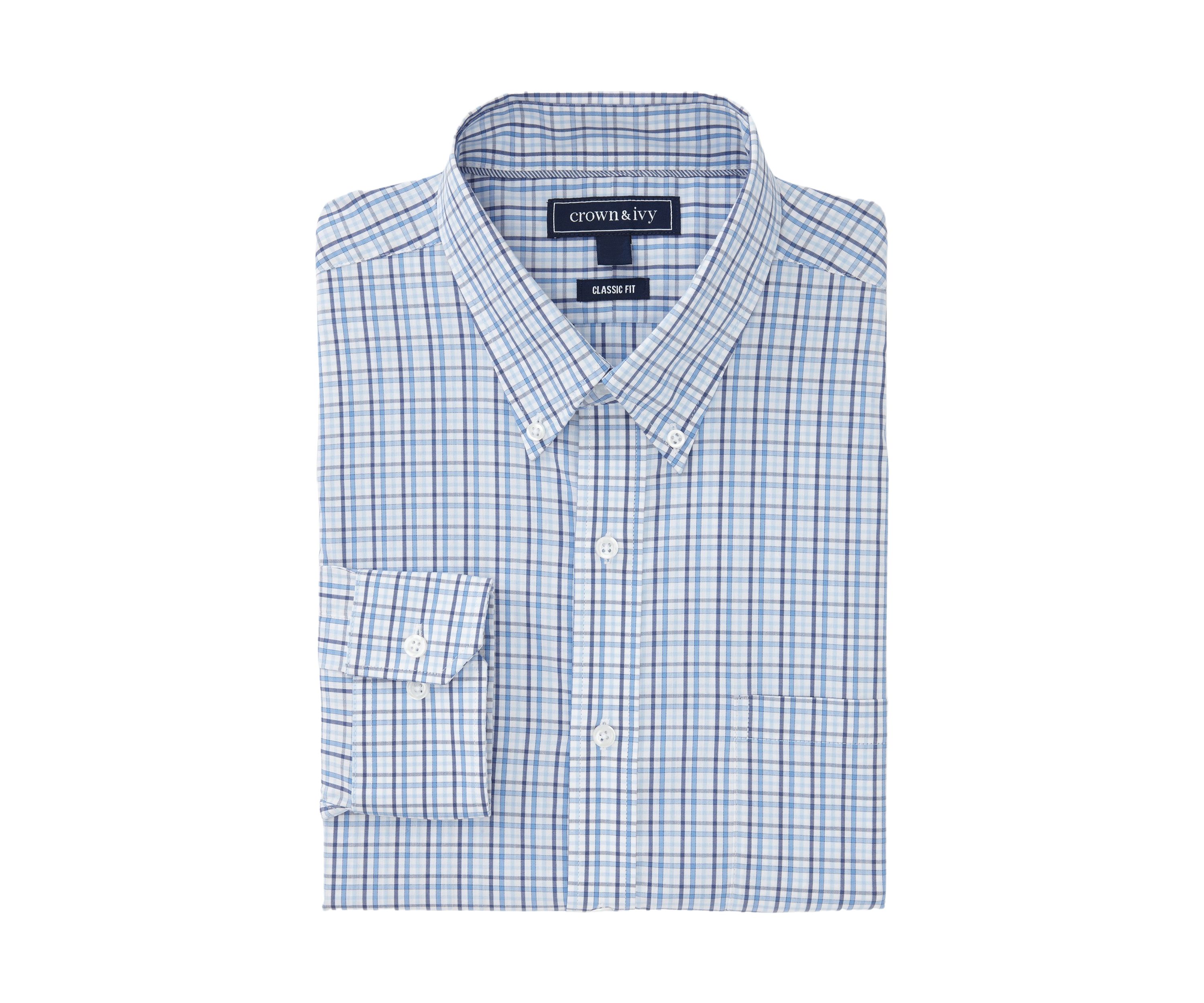 Multi Plaid Button Down Shirt