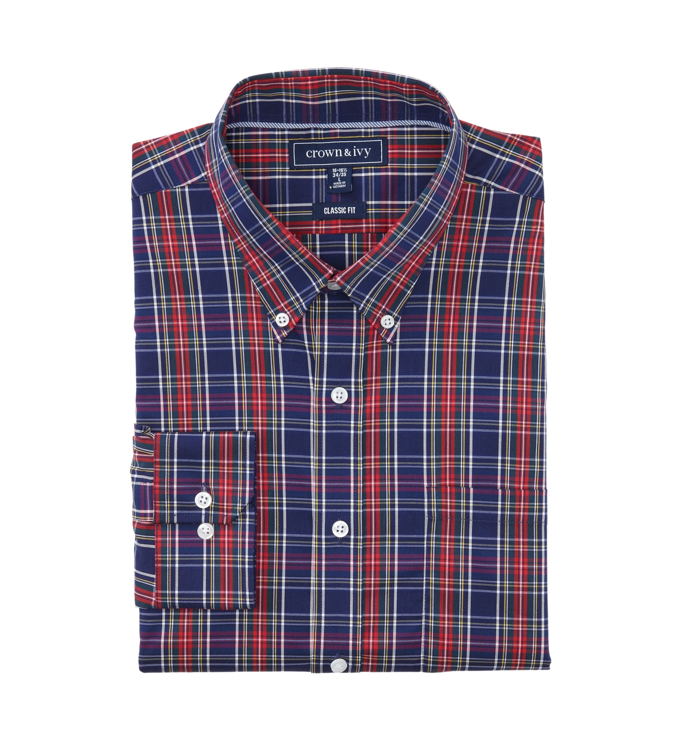  Plaid Dress Shirt 