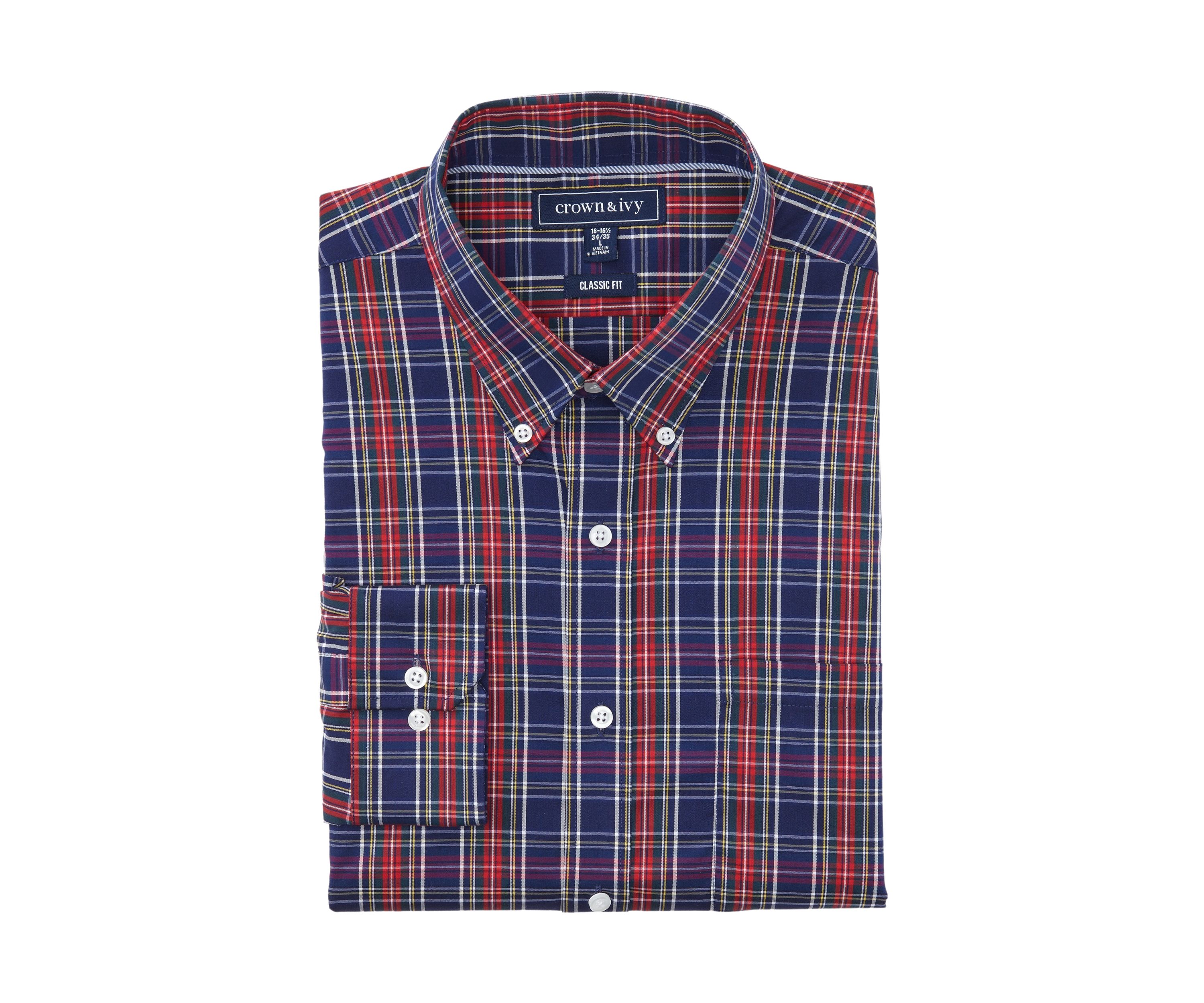  Plaid Dress Shirt 