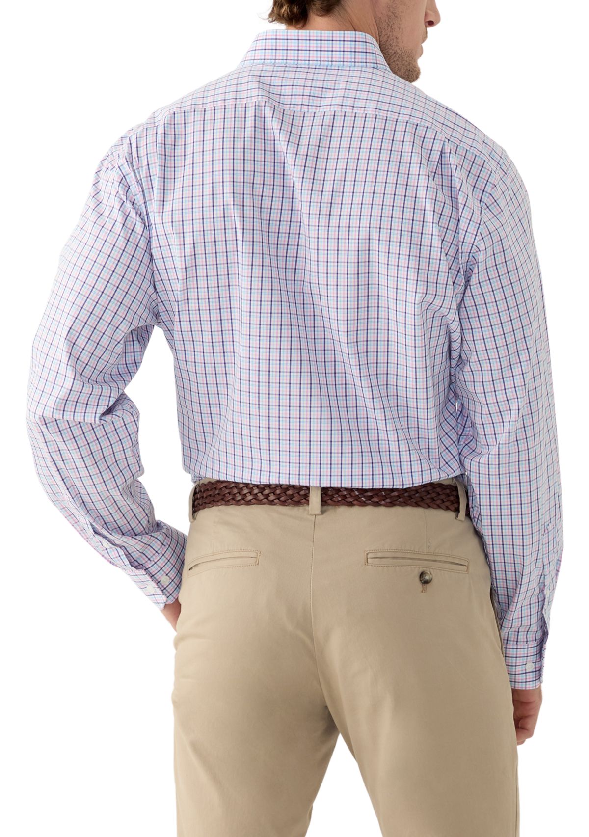 Multi Plaid Button Down Shirt