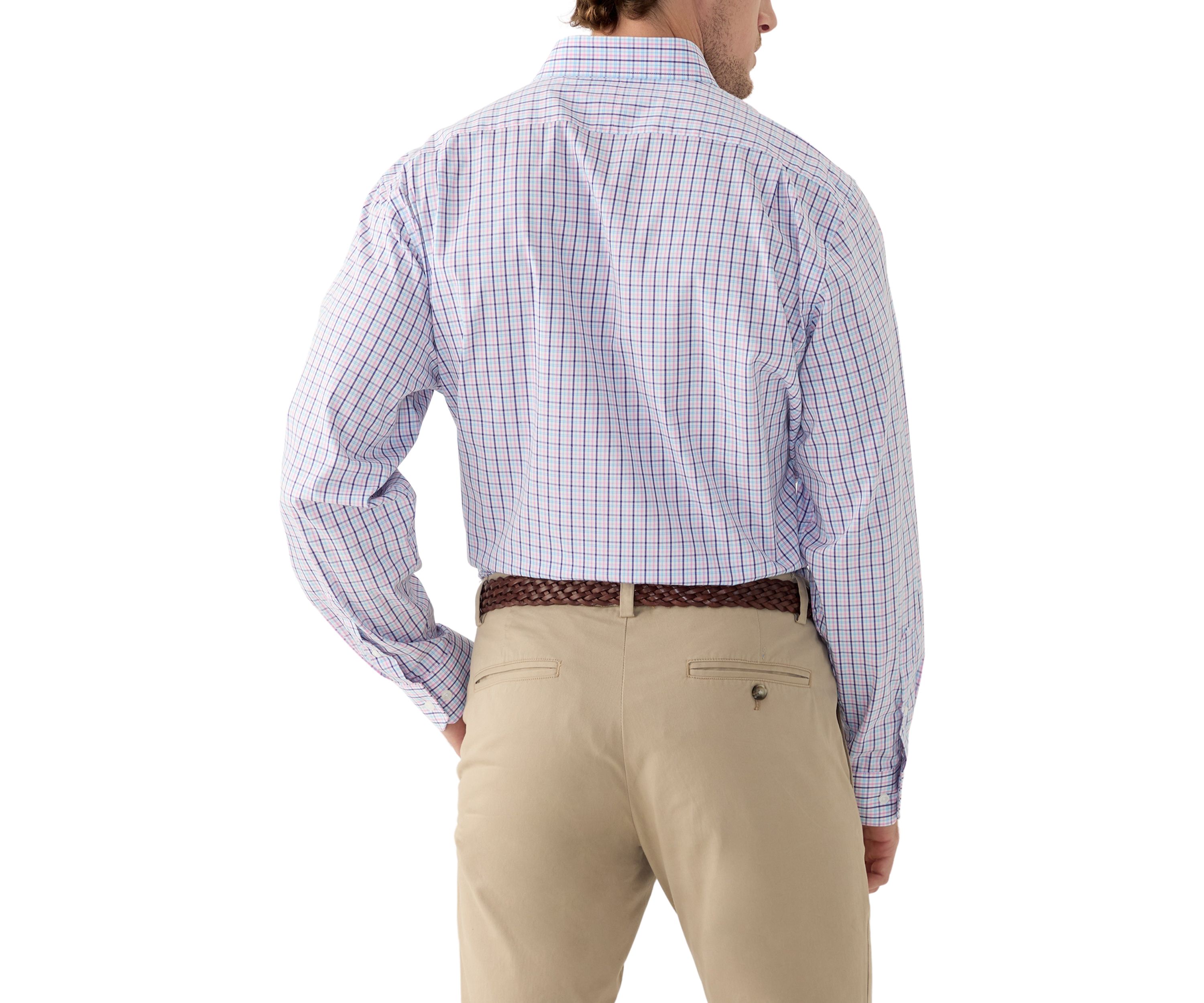 Multi Plaid Button Down Shirt