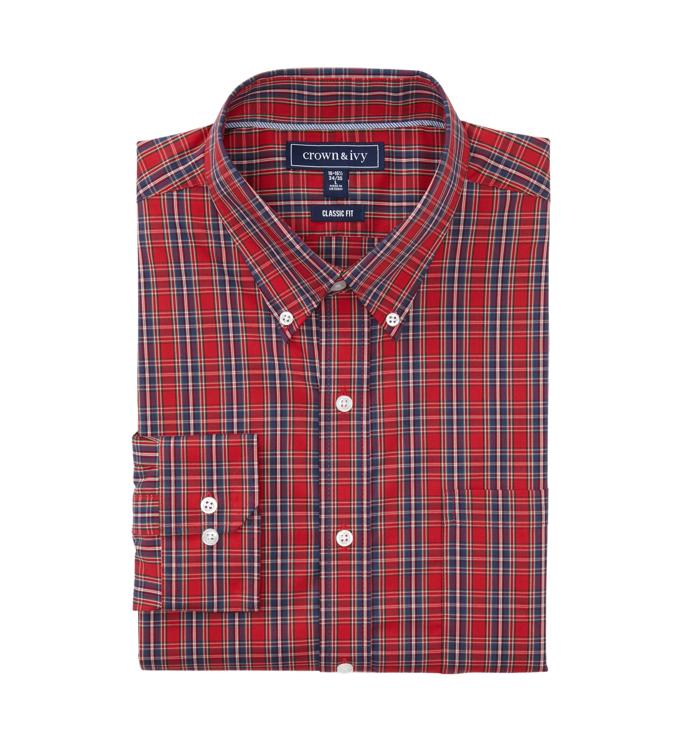  Plaid Dress Shirt 