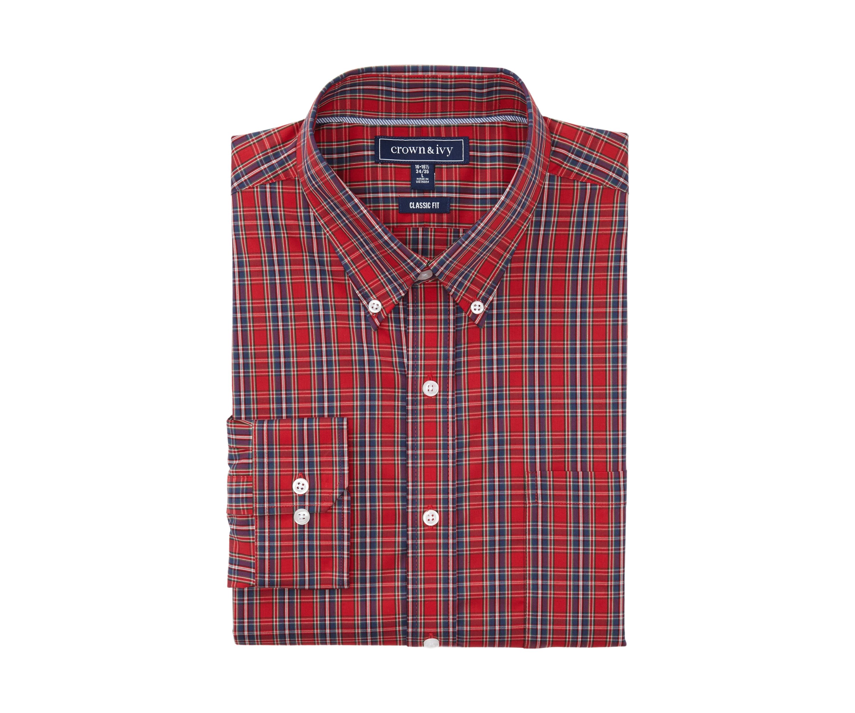  Plaid Dress Shirt 