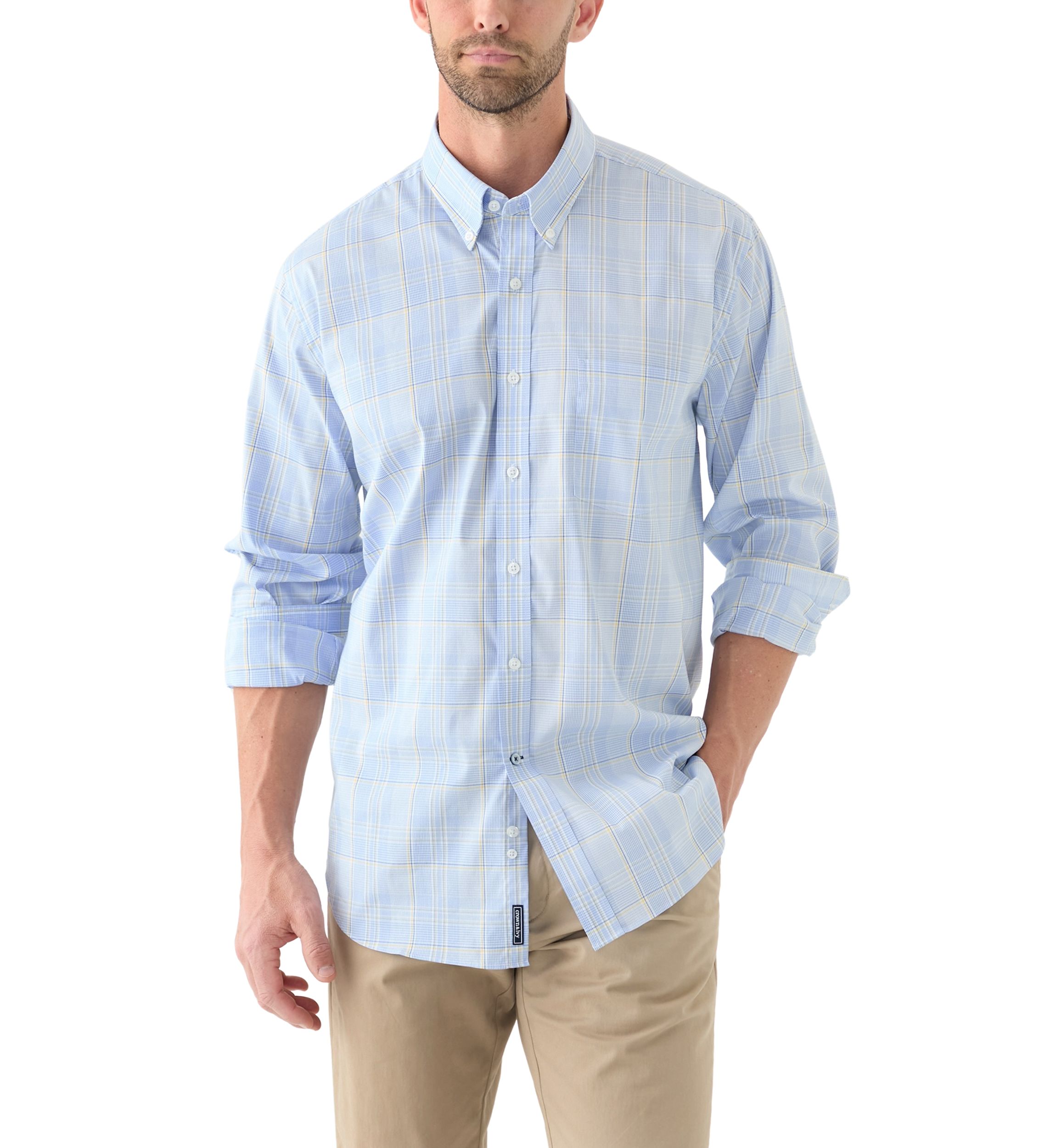 Plaid Printed Button Down Shirt