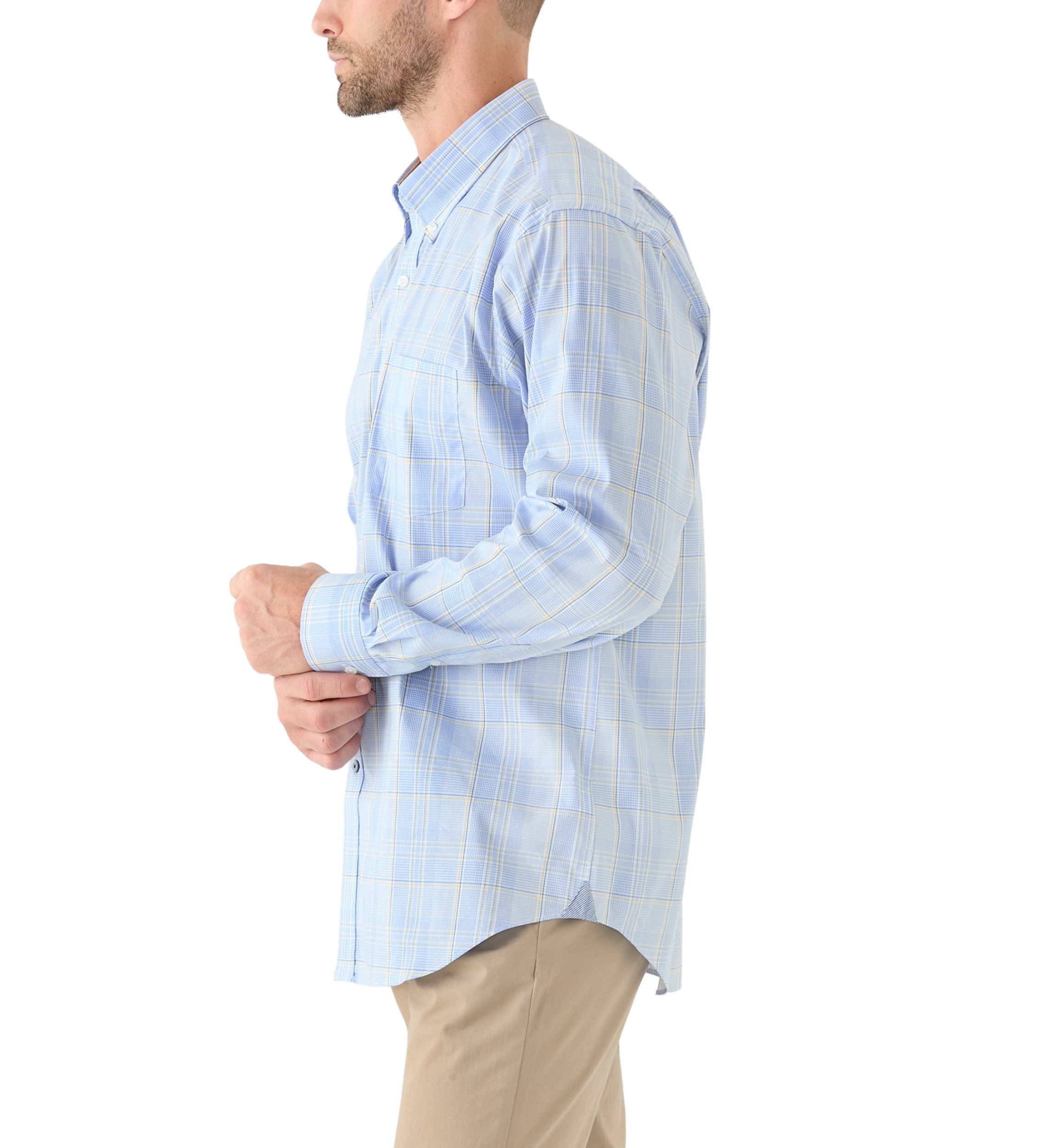 Plaid Printed Button Down Shirt