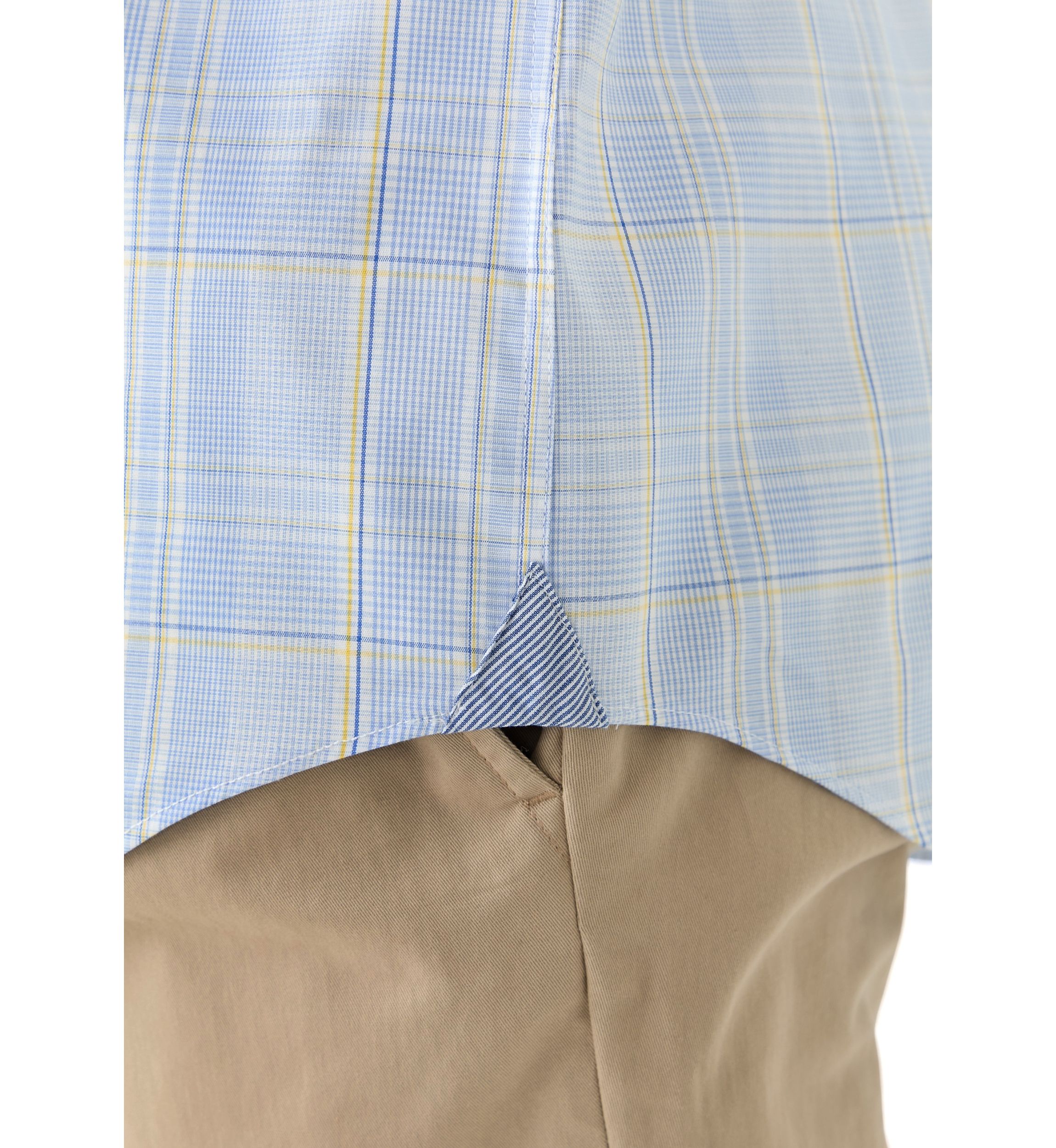 Plaid Printed Button Down Shirt