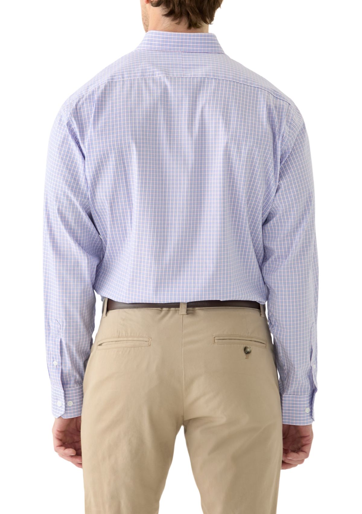 Check Printed Woven Button Down Shirt