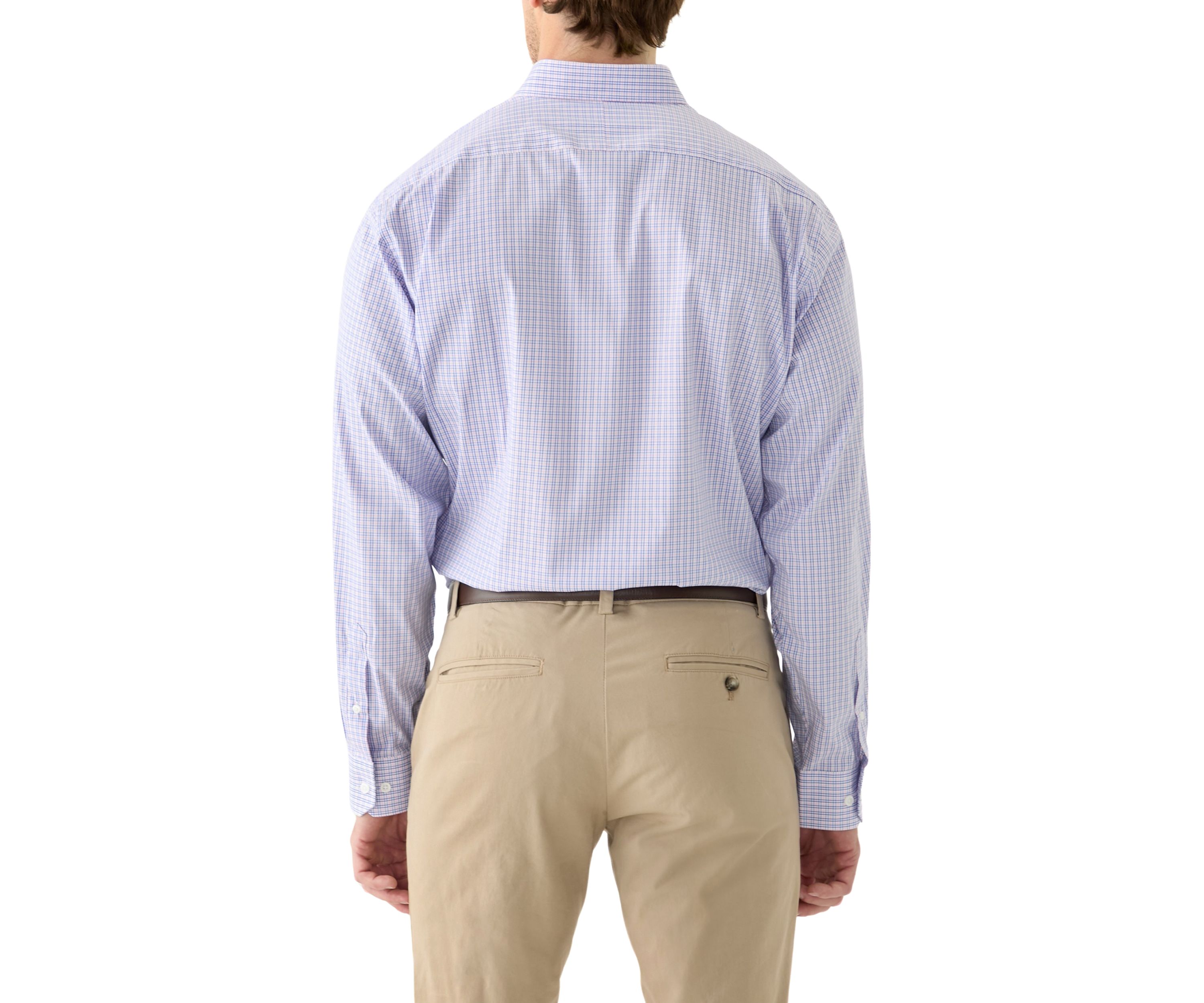 Check Printed Woven Button Down Shirt