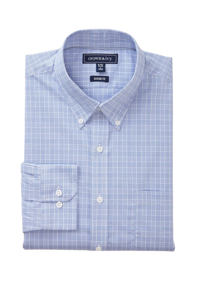 Plaid Printed Button Down Shirt