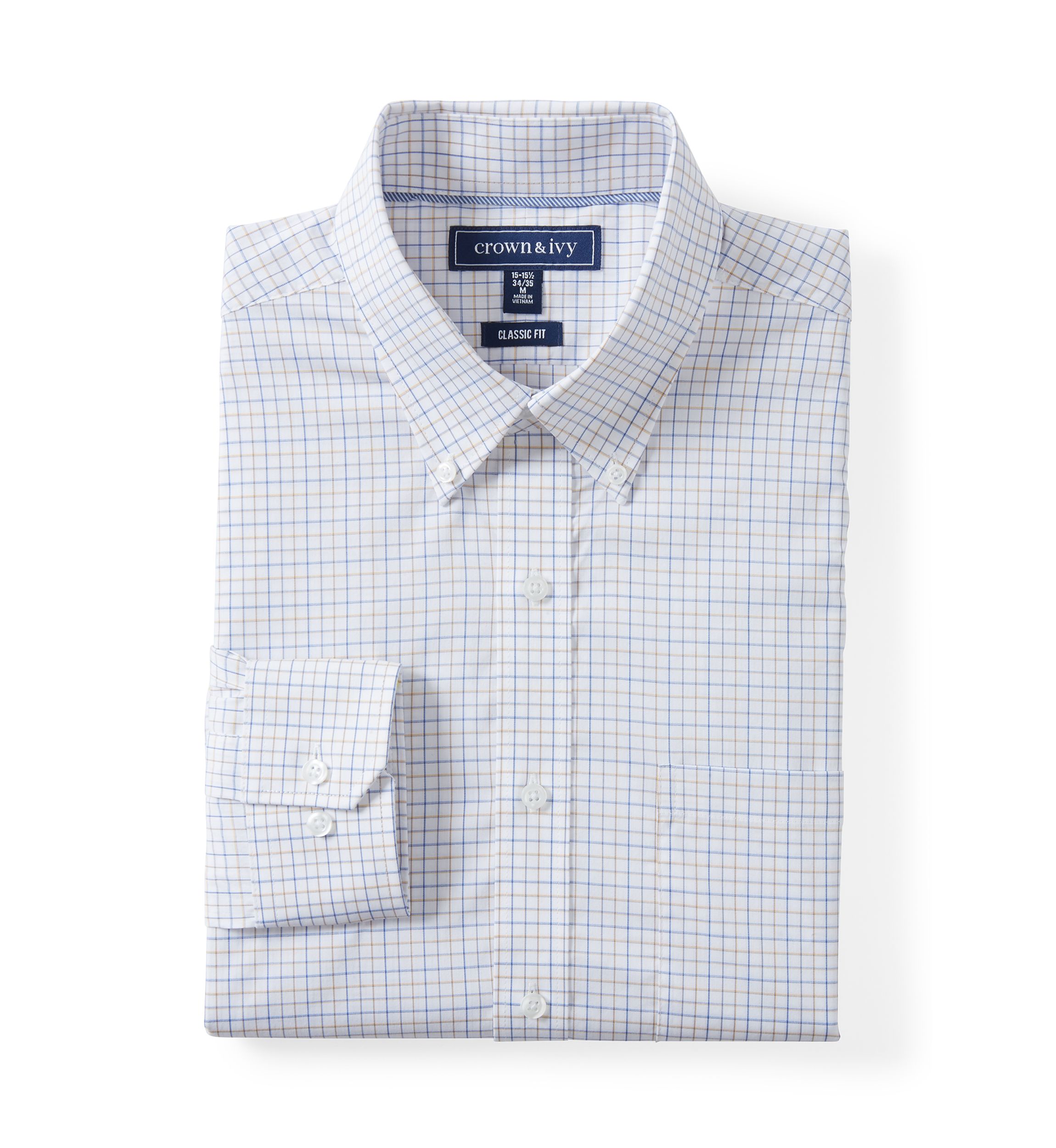 Multi Plaid Button Down Shirt