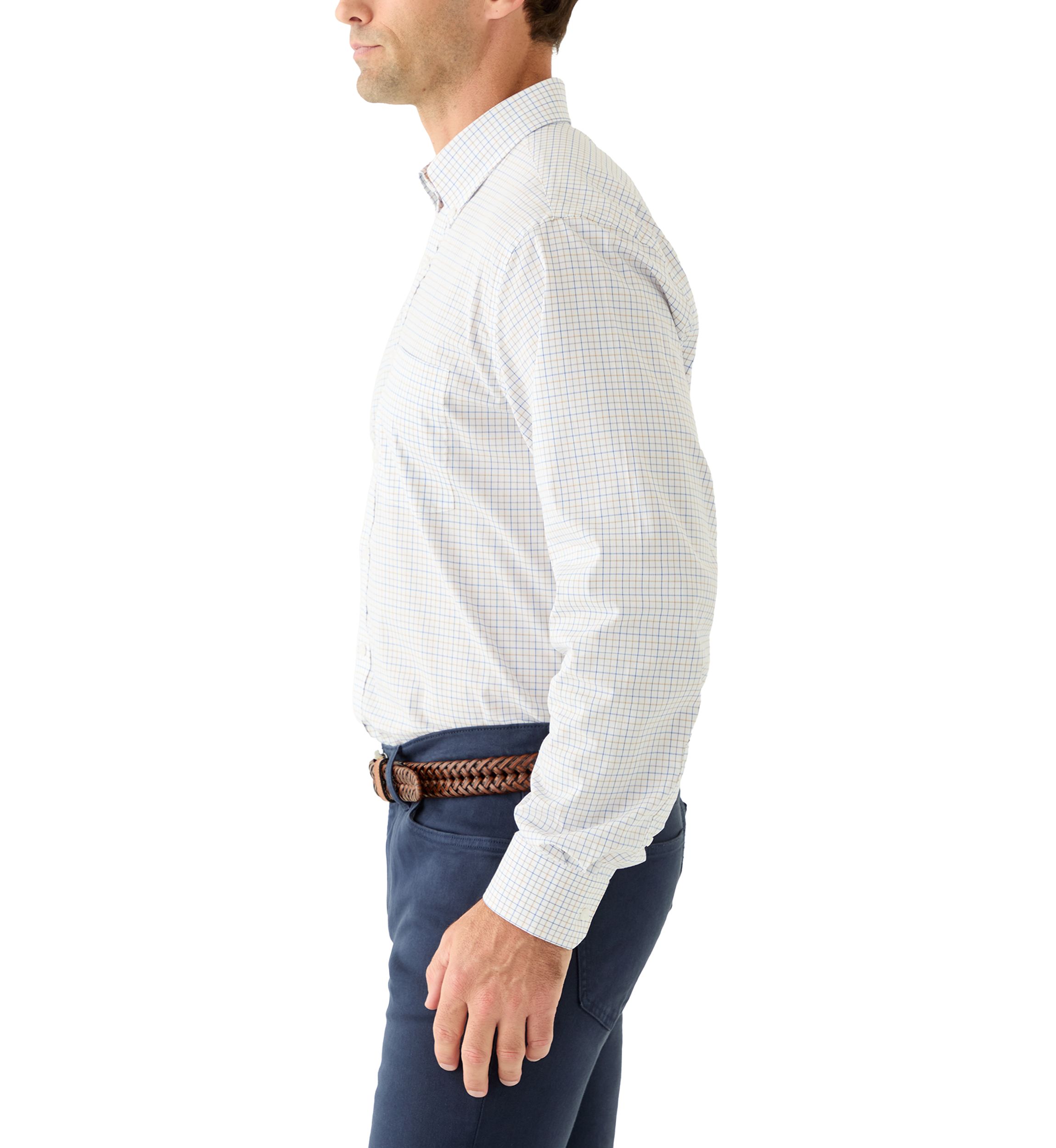 Multi Plaid Button Down Shirt