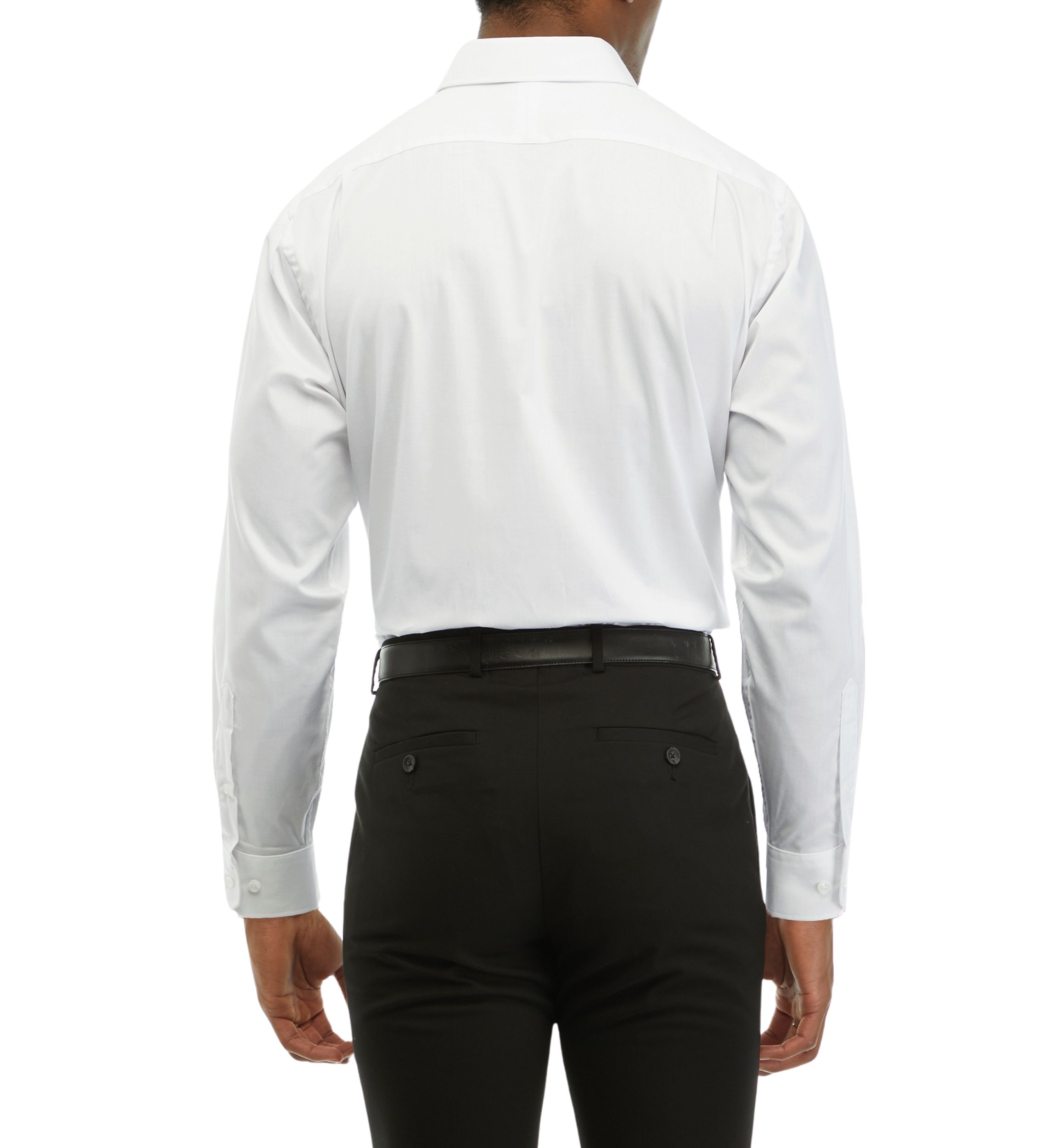 Spread Collar Twill Dress Shirt