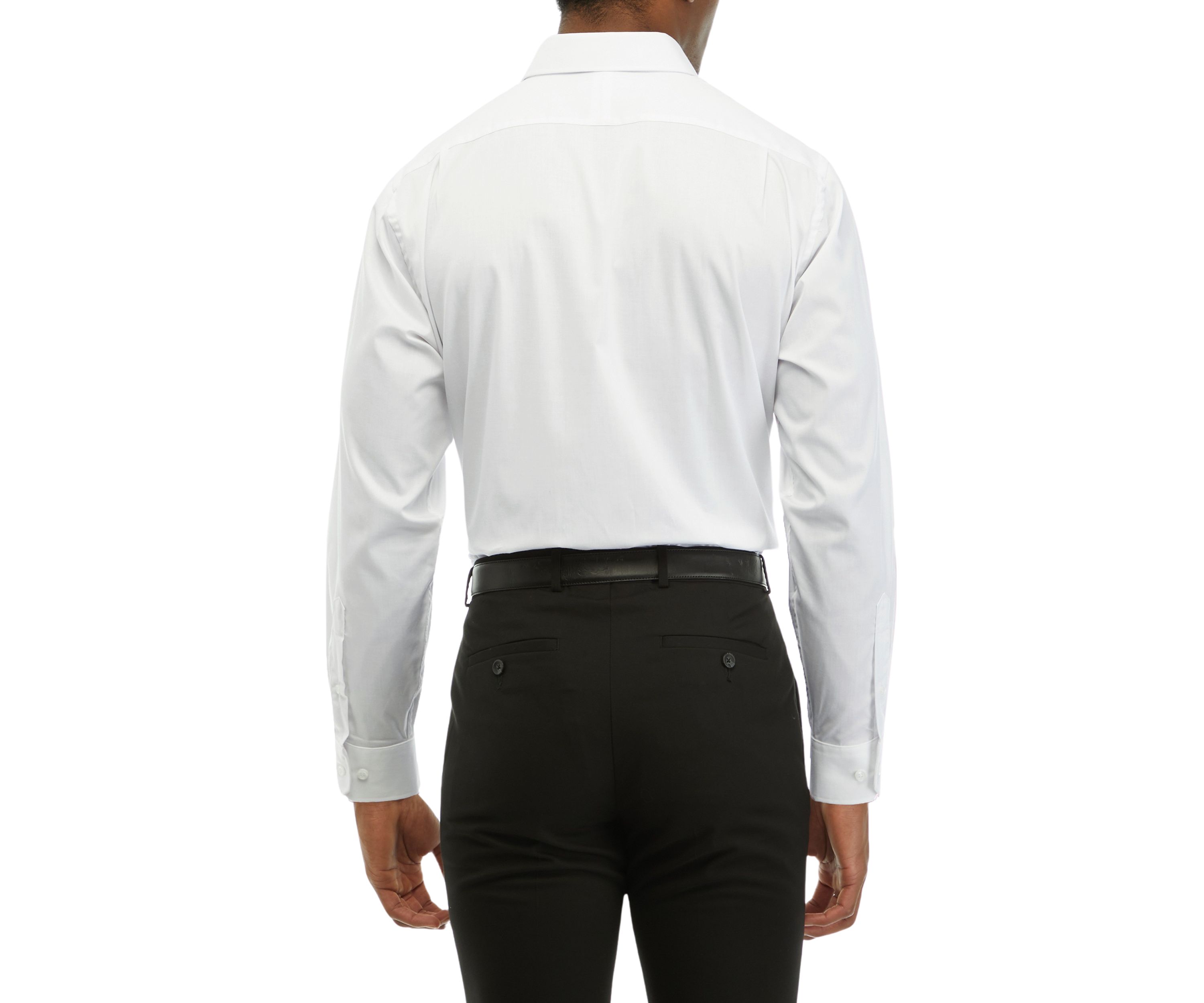 Spread Collar Twill Dress Shirt