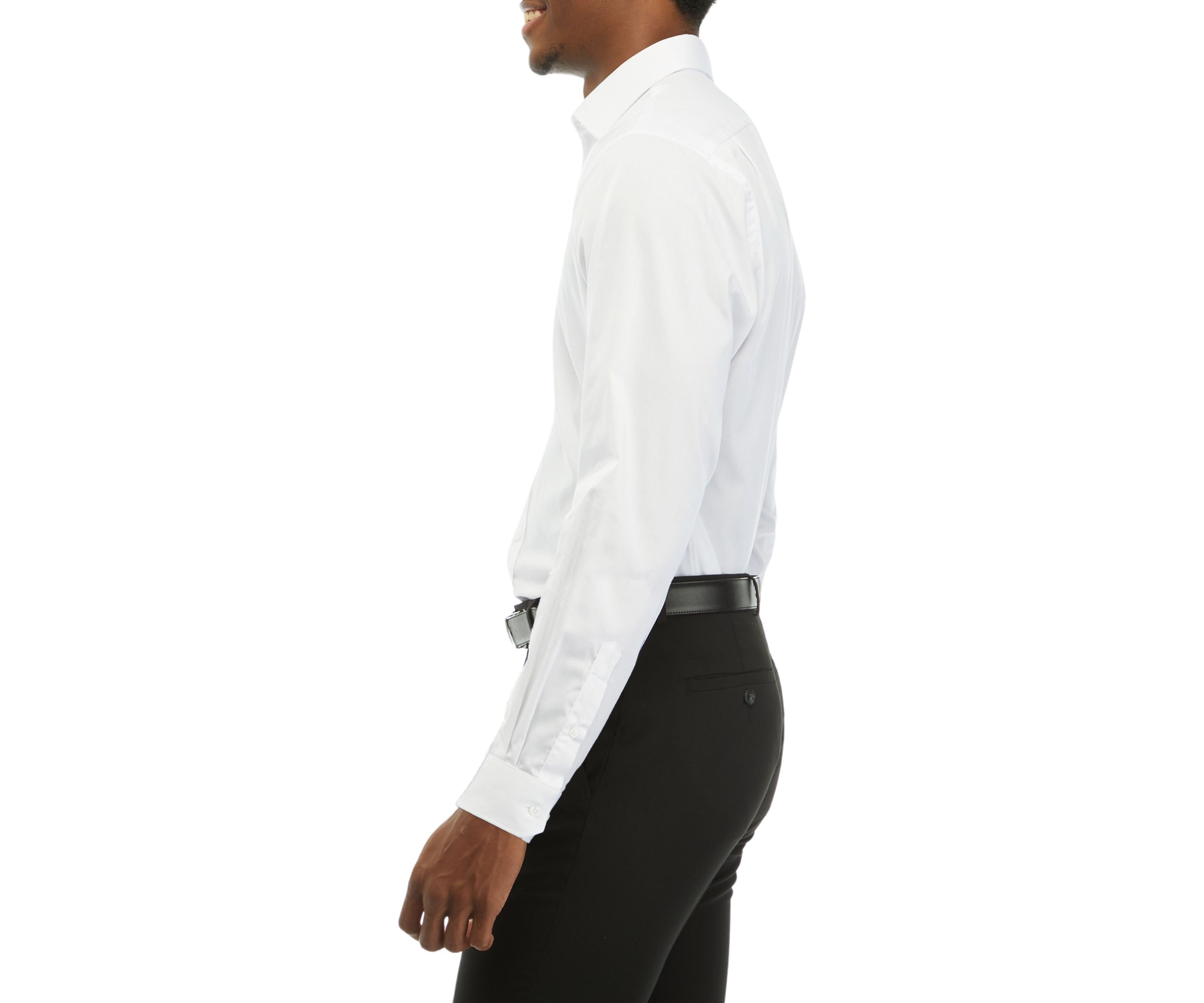 Spread Collar Twill Dress Shirt