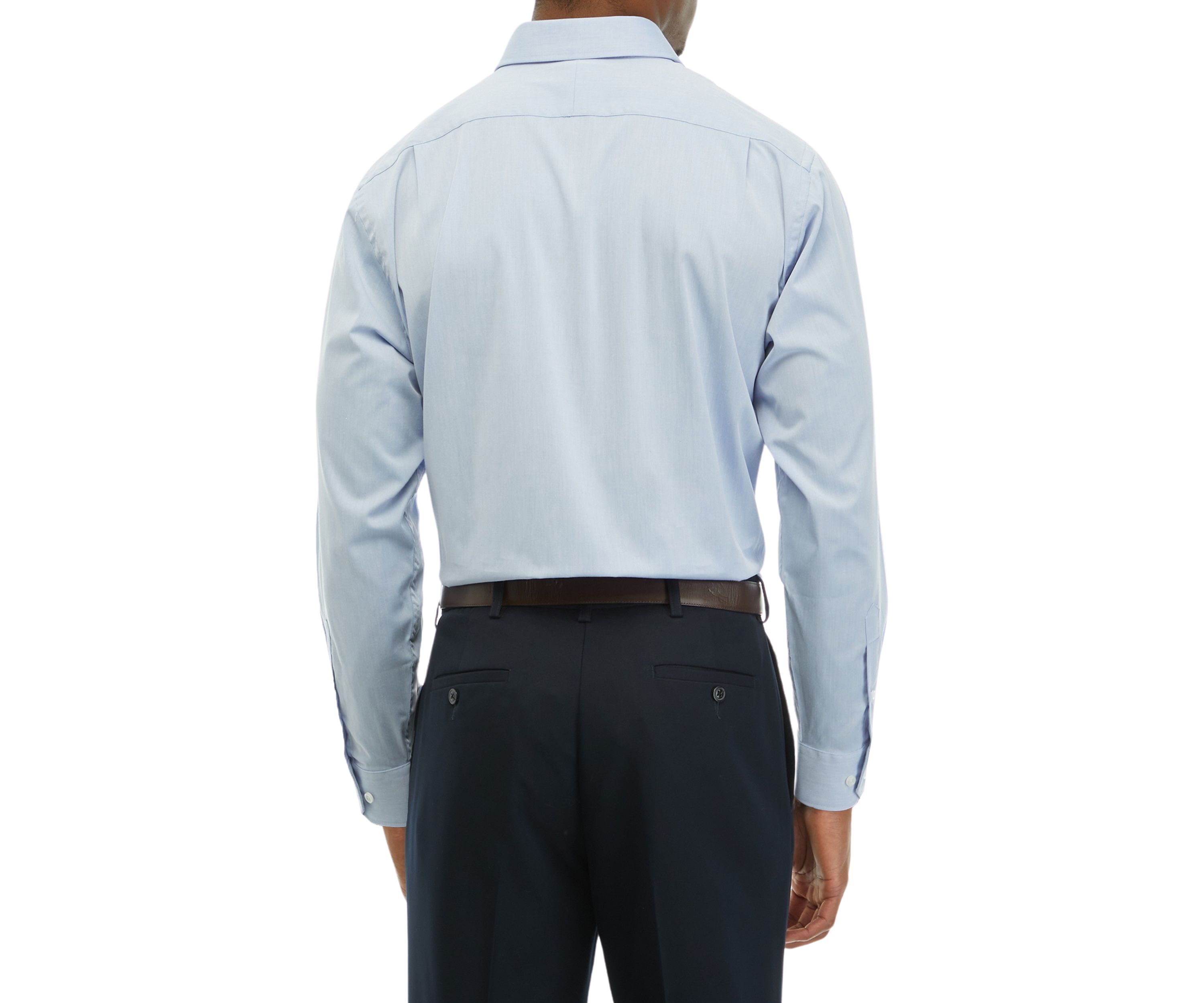 Spread Collar Twill Dress Shirt