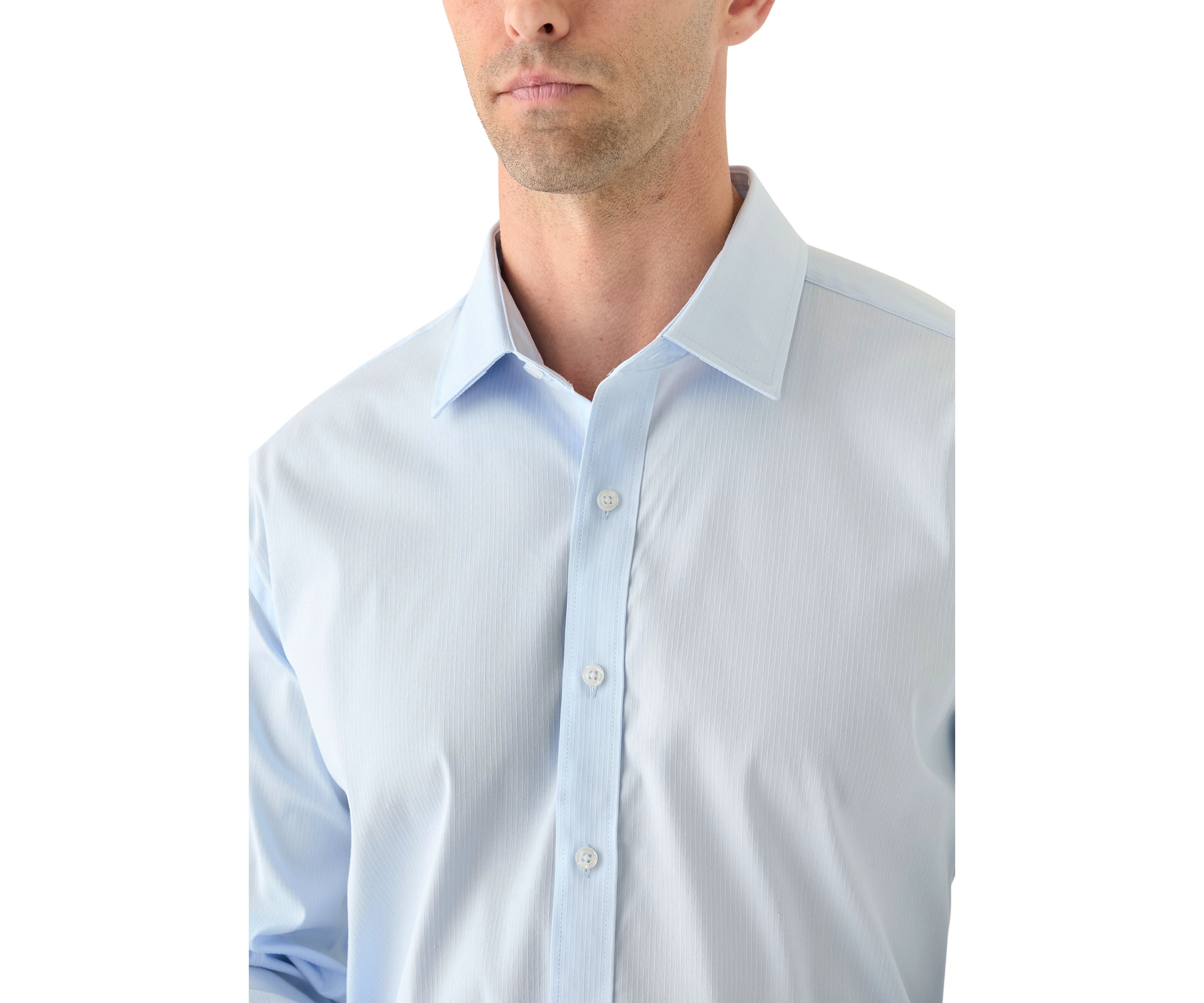 Spread Collar Button Down Shirt