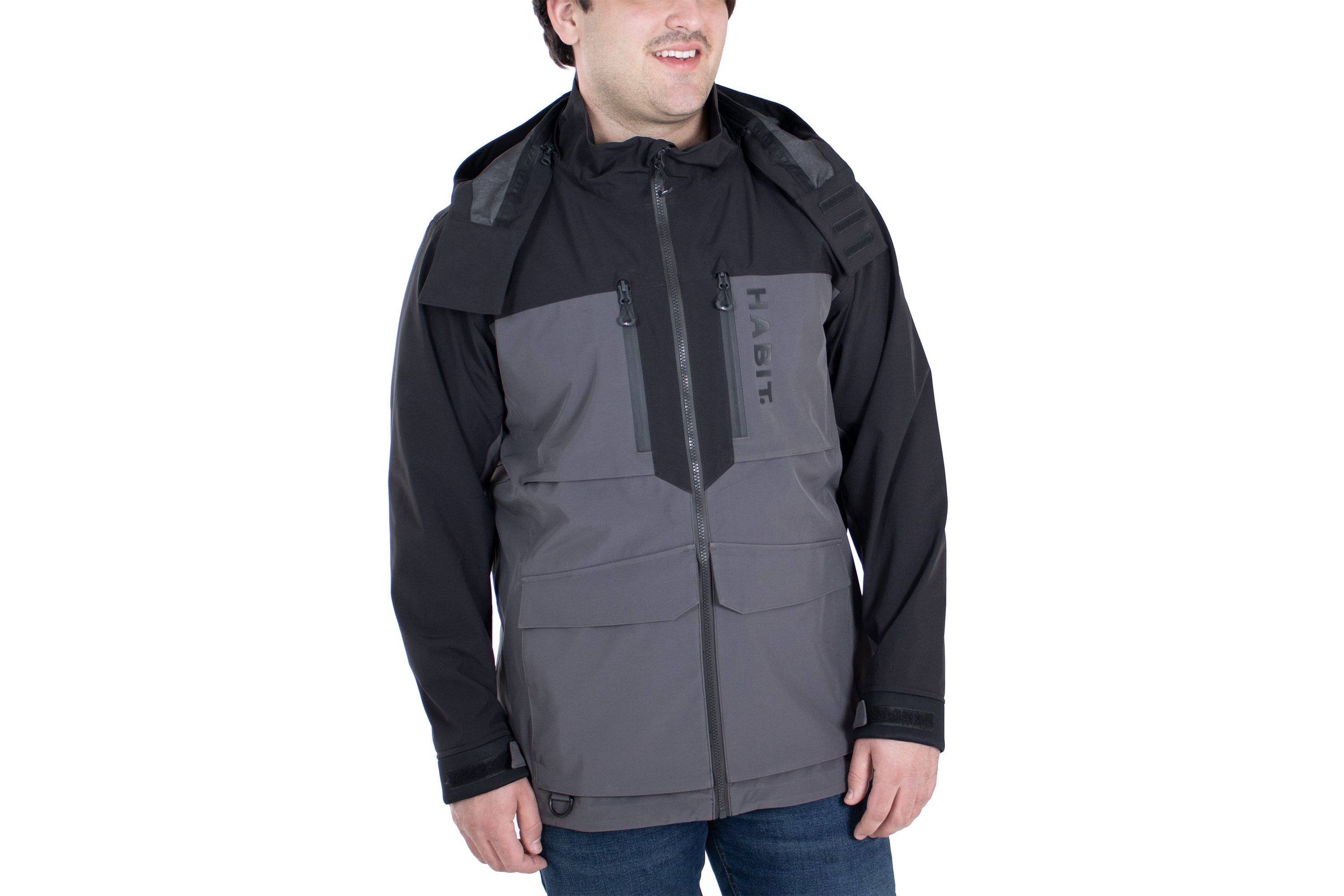 Habit Mens Shadow Series Anglers Bluff Rain Jacket