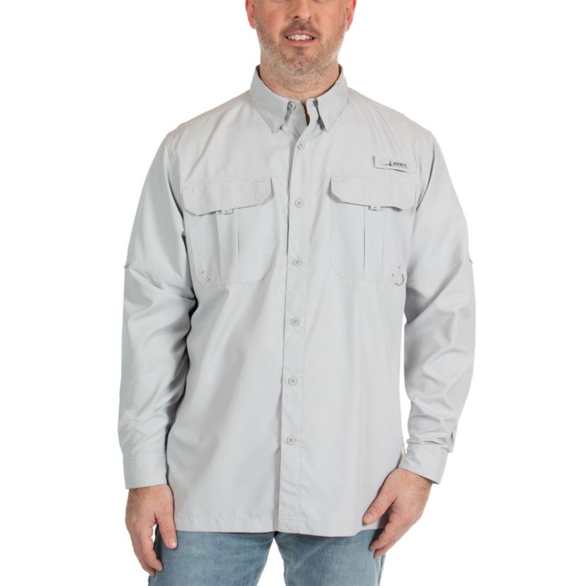 Mens Fourche Mountain Long Sleeve River Guide Fishing Shirt