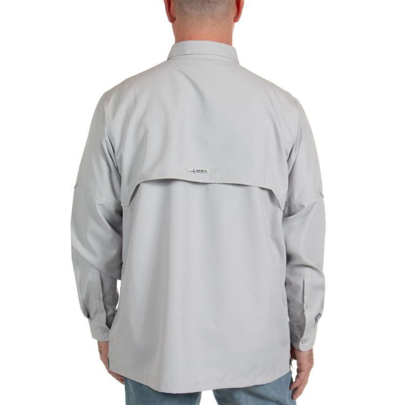 Mens Fourche Mountain Long Sleeve River Guide Fishing Shirt