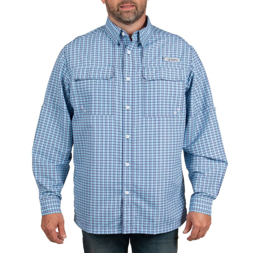 Mens Skirr River Long Sleeve River Guide Fishing Shirt