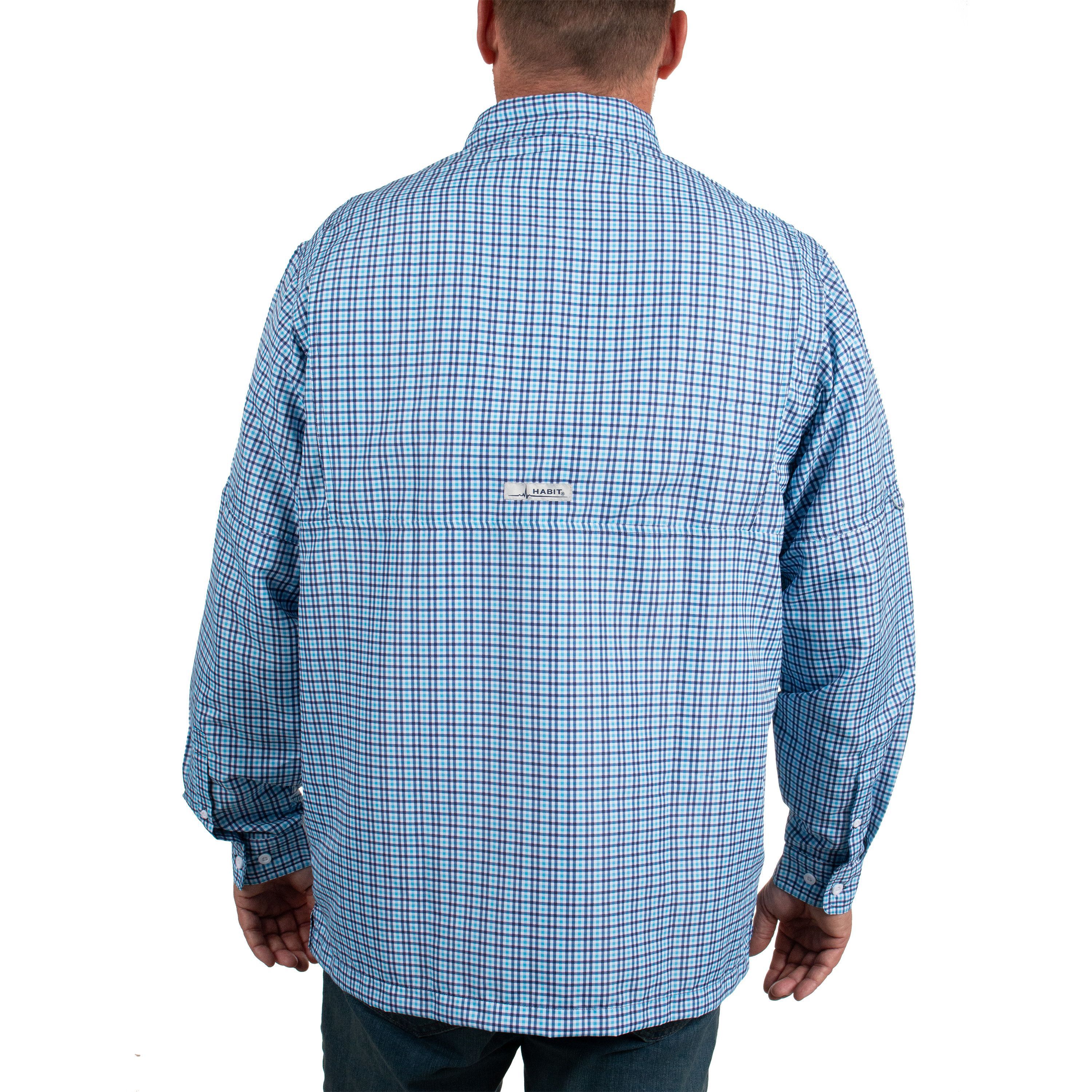 Mens Skirr River Long Sleeve River Guide Fishing Shirt