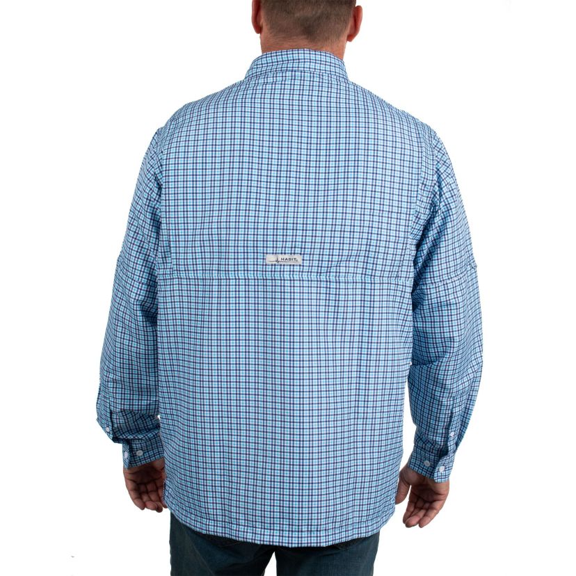 Mens Skirr River Long Sleeve River Guide Fishing Shirt
