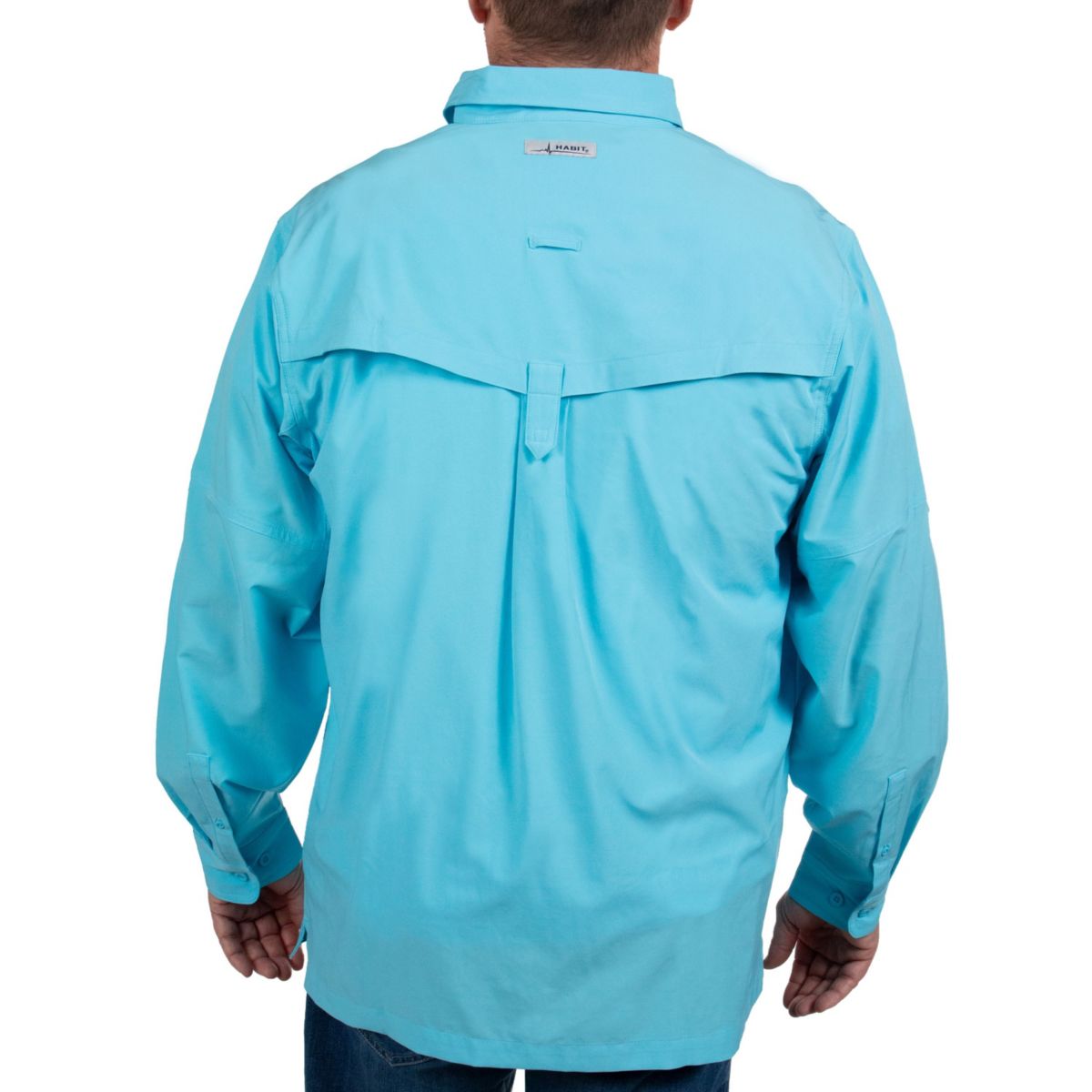 Mens Forage River Long Sleeve River Guide Fishing Shirt