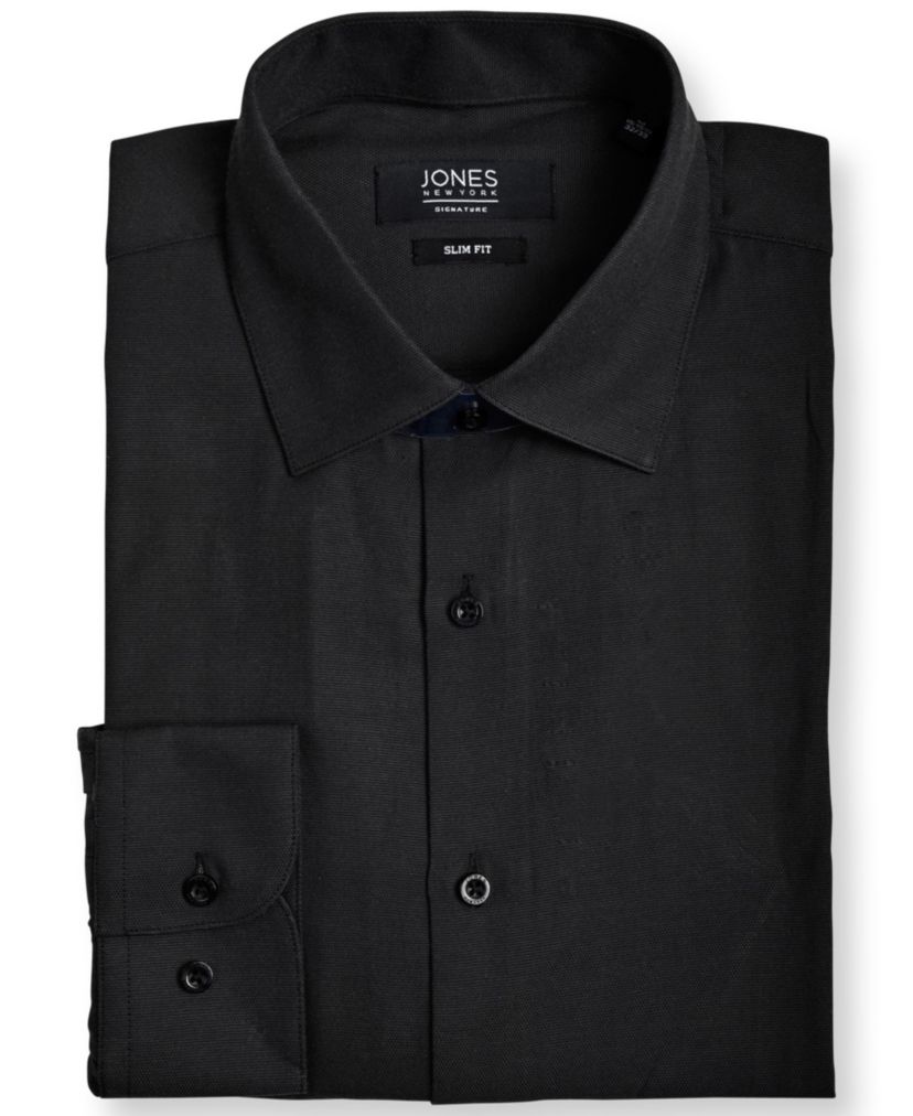 Mens Basket weave Dobby Dress Shirt