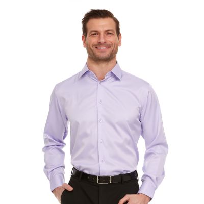 Geoffrey Beene Men's Slim-Fit Sateen Stretch Dress Shirt, 18 - 18.5 34/35