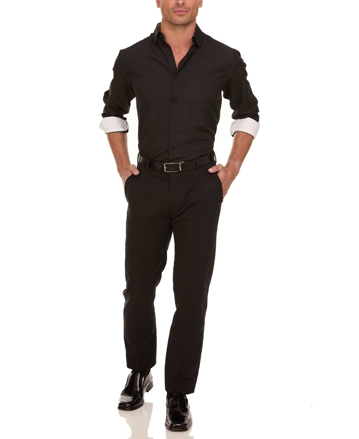 Mens Slim Fit Dress Shirt
