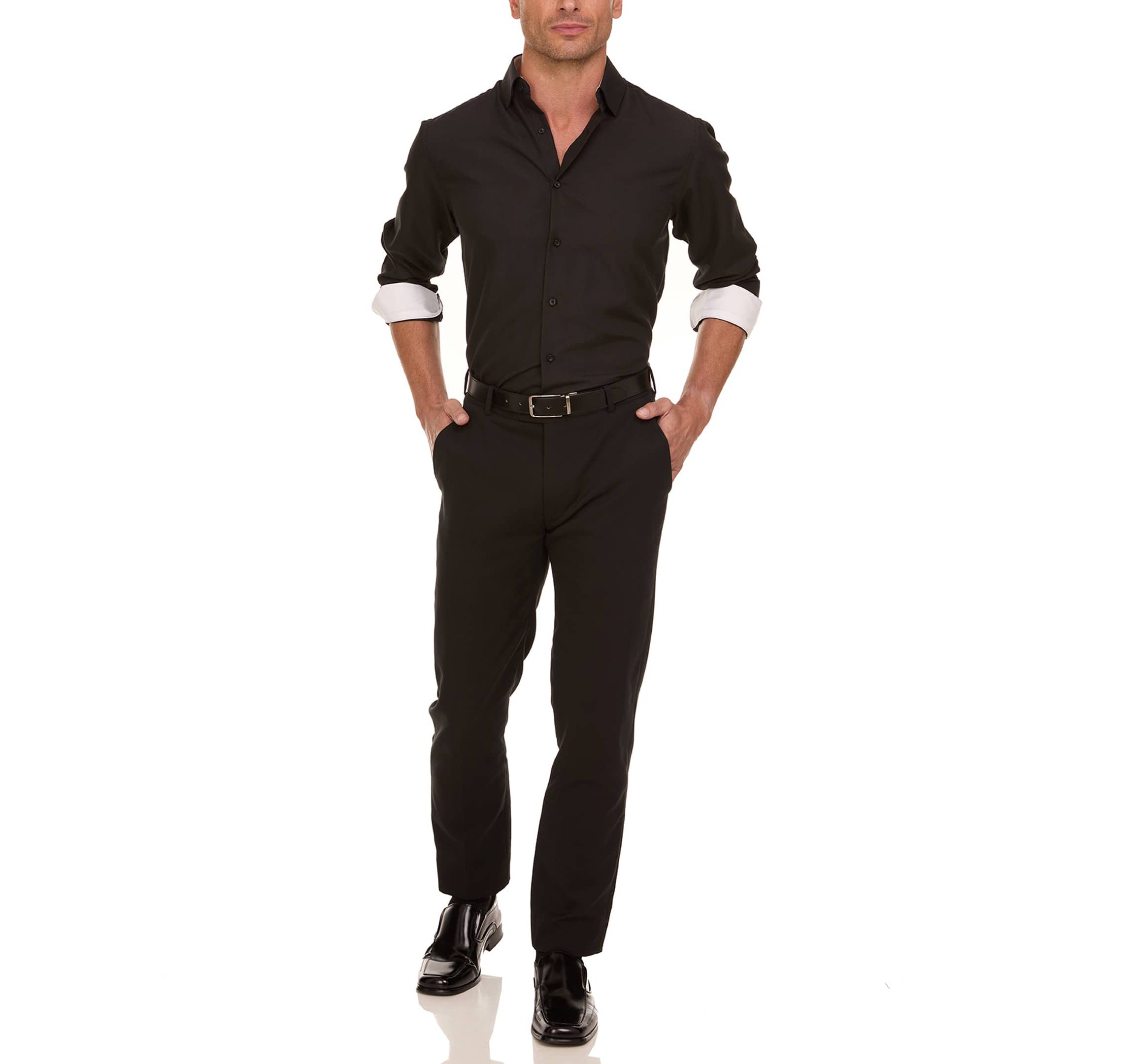 Mens Slim Fit Dress Shirt