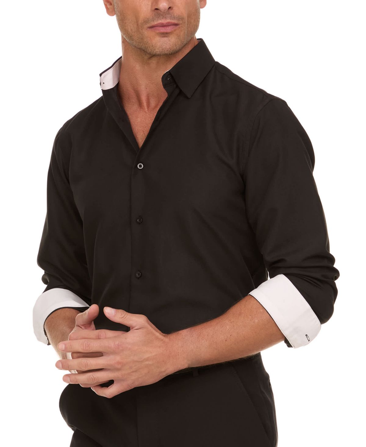Mens Slim Fit Dress Shirt