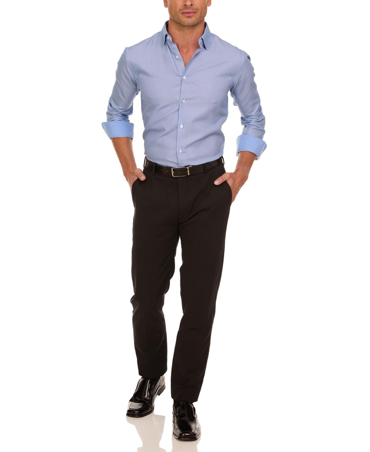 Mens Slim Fit Dress Shirt
