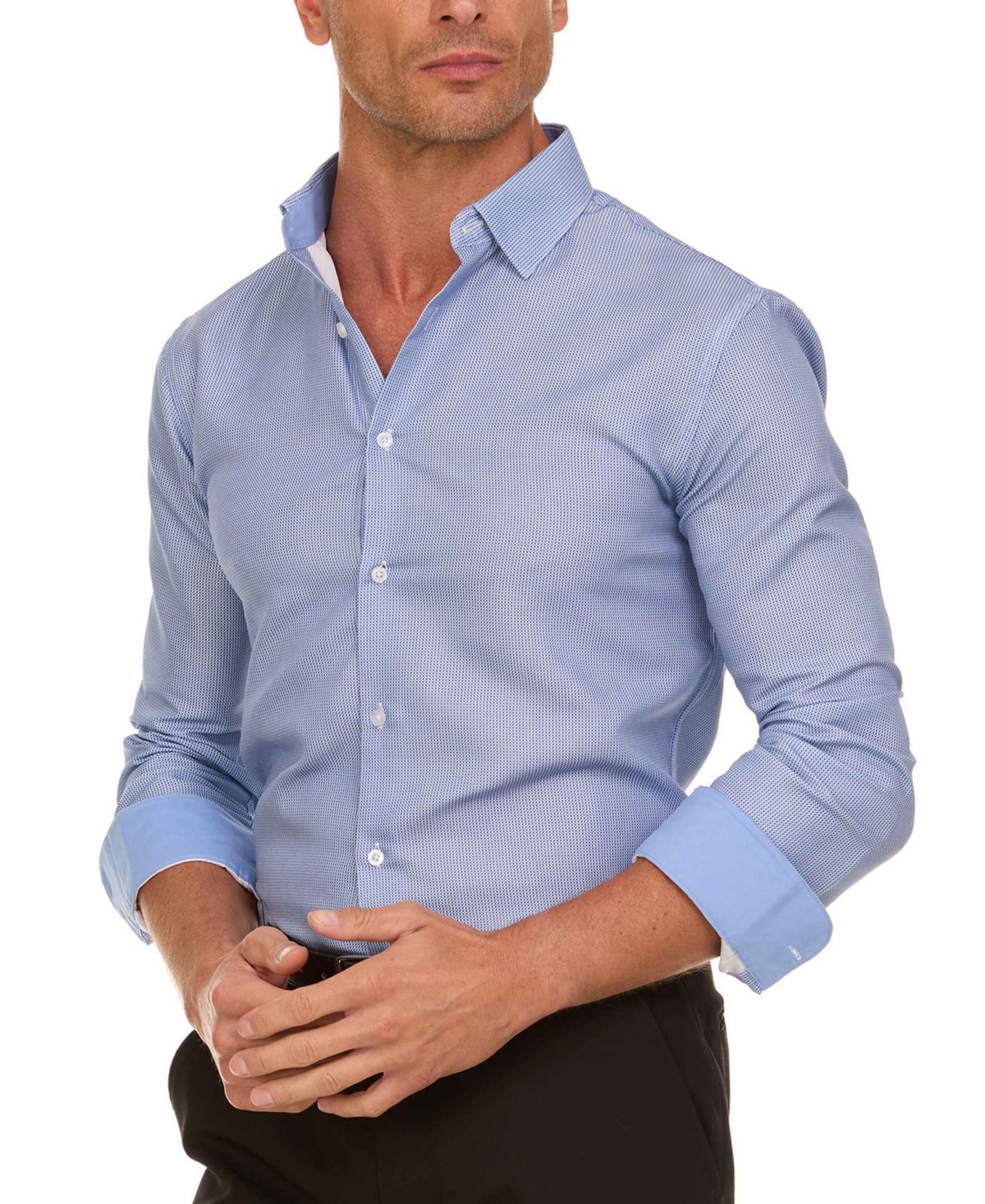 Mens Slim Fit Dress Shirt