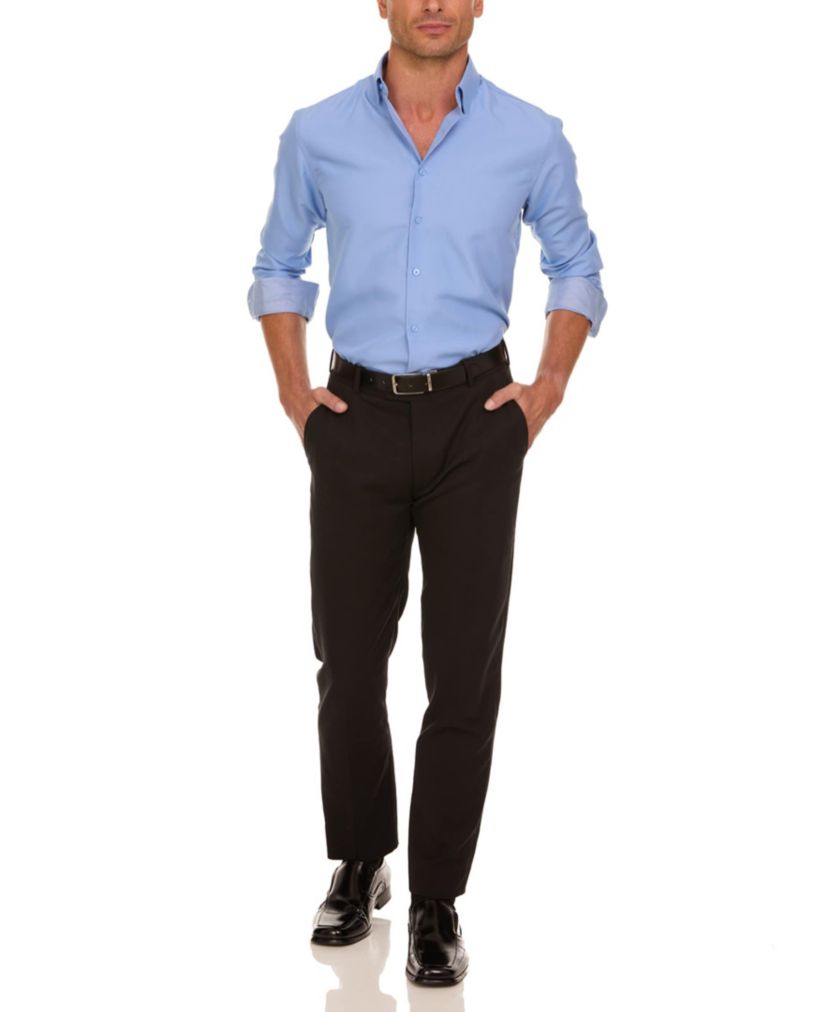 Mens Slim Fit Dress Shirt