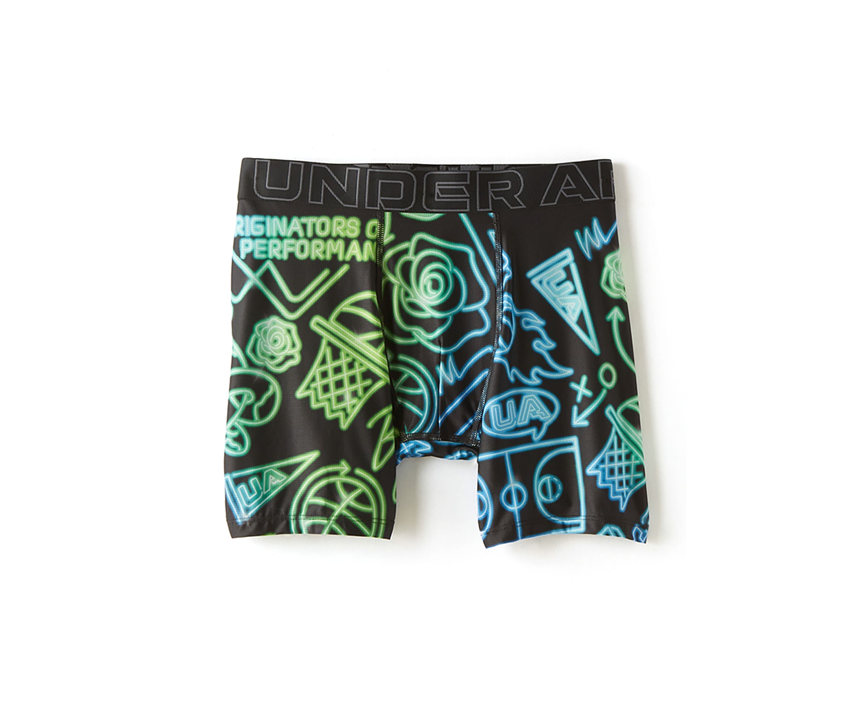 Neon Basketball Energy Single Boxer Briefs
