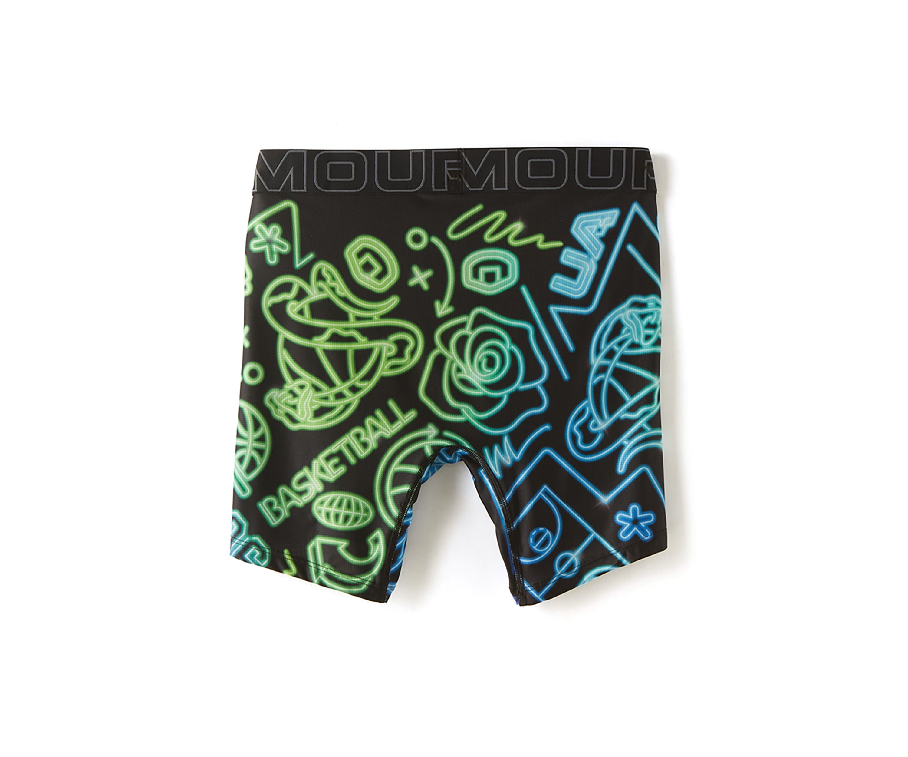 Neon Basketball Energy Single Boxer Briefs