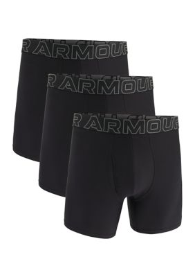 Under Armour 3-Pack Performance Tech Solid 9 Boxer Briefs