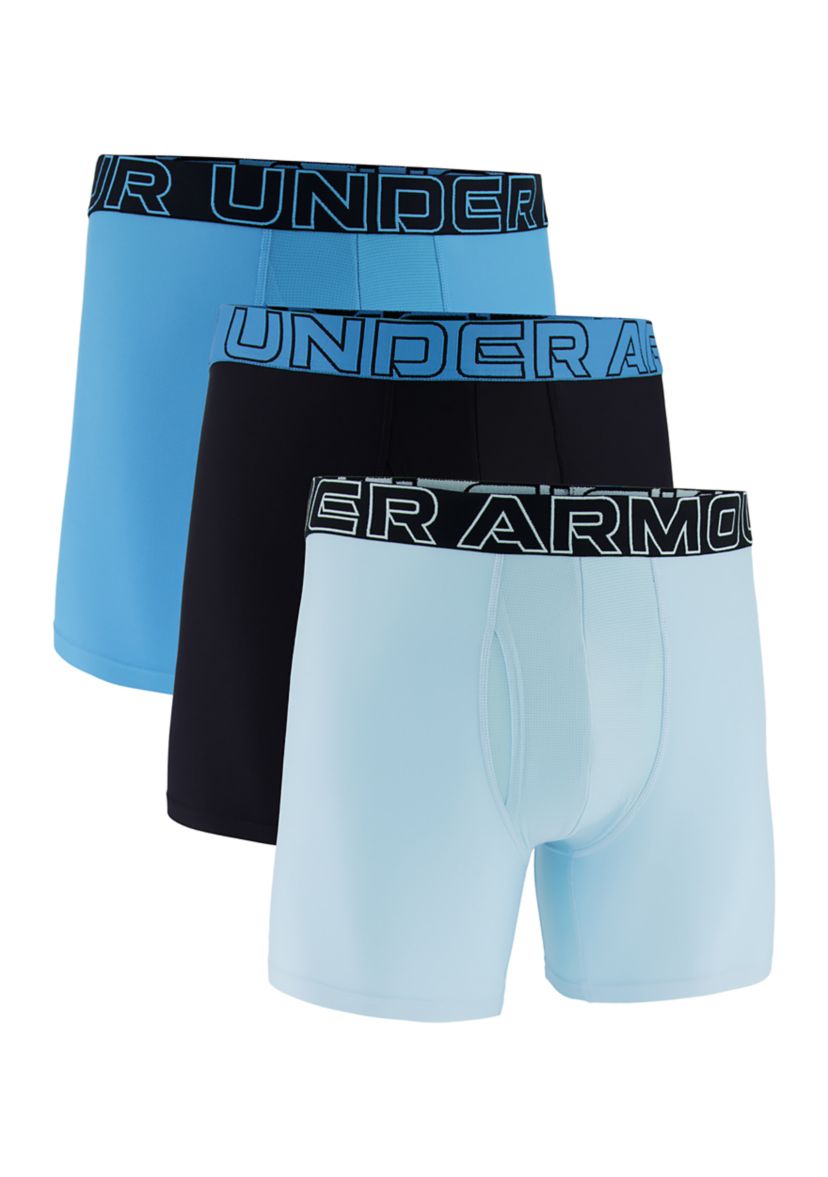 Mens Performance Tech 6" Boxer Briefs - 3 Pack
