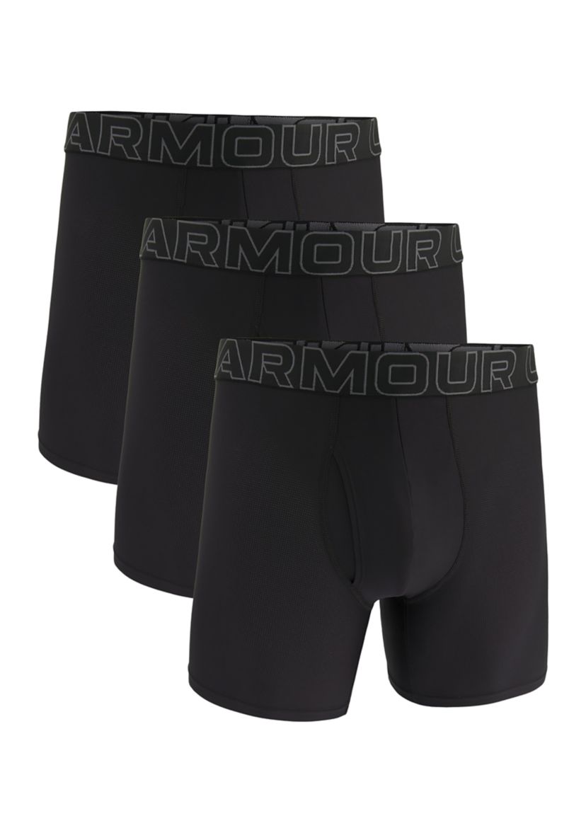 Performance Mesh 6" Boxer Briefs - 3 Pack