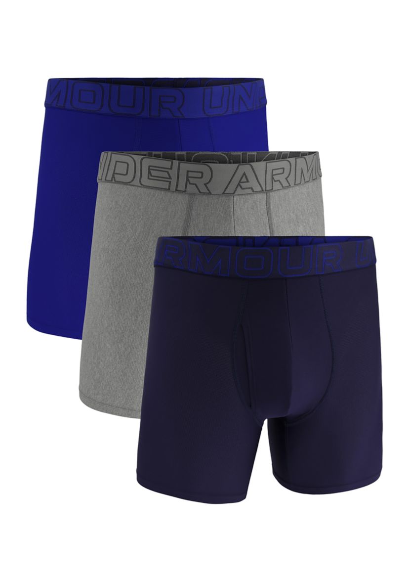Performance Mesh 6" Boxer Briefs - 3 Pack
