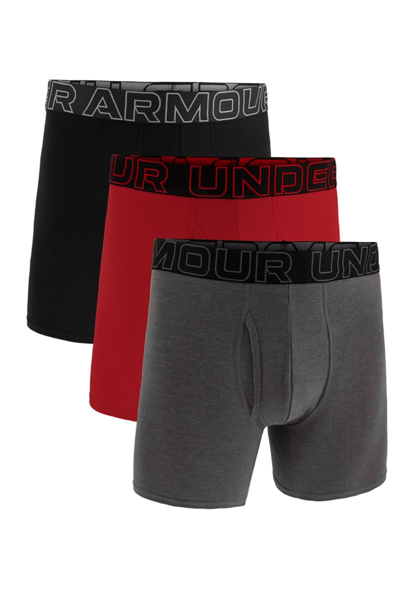 Performance Cotton 6 Boxer Briefs - 3 Pack