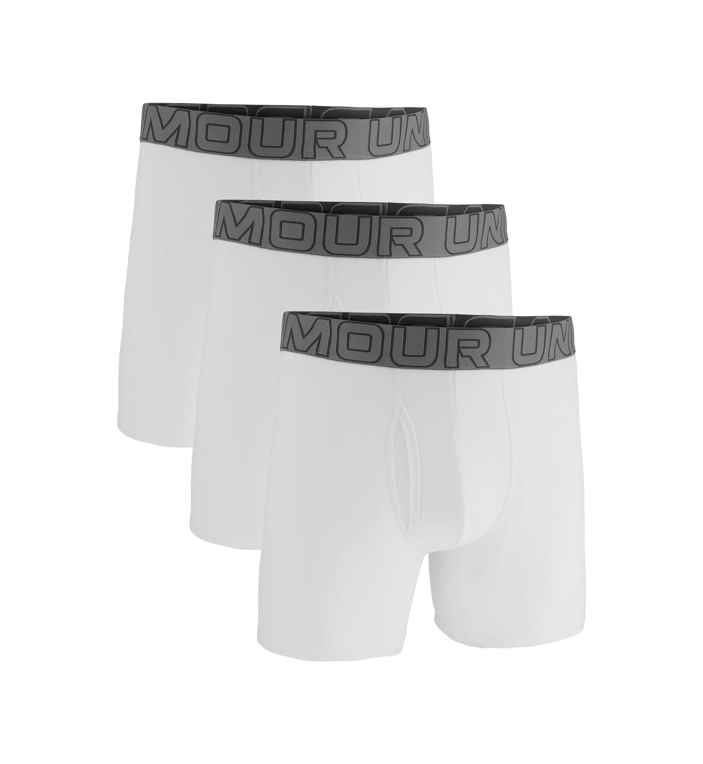 Performance Cotton 6" Boxer Briefs - 3 Pack