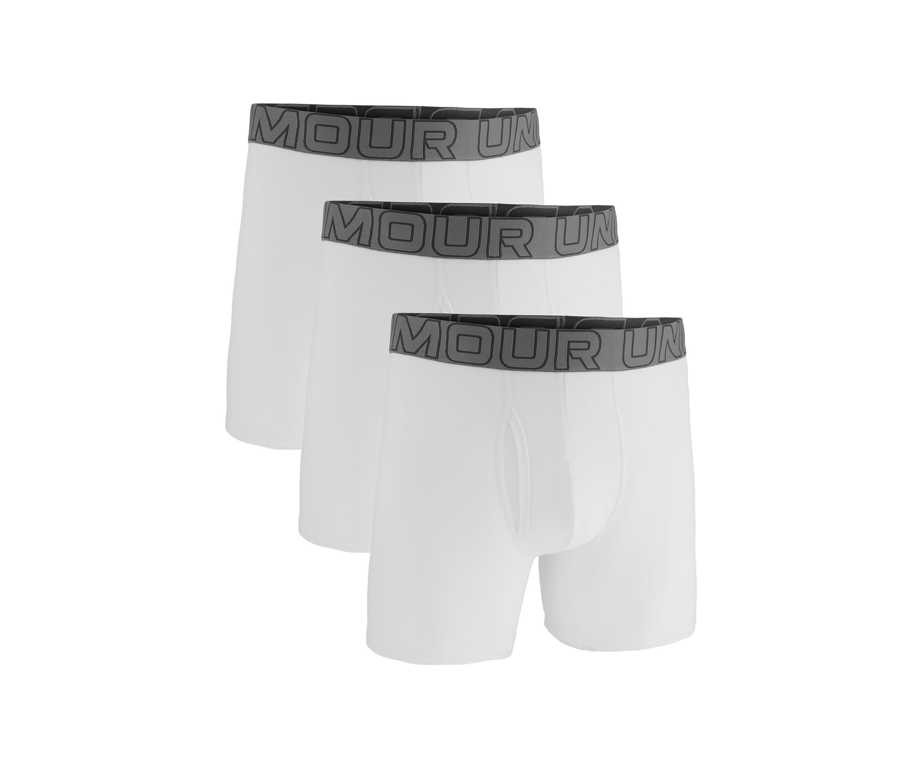 Performance Cotton 6" Boxer Briefs - 3 Pack