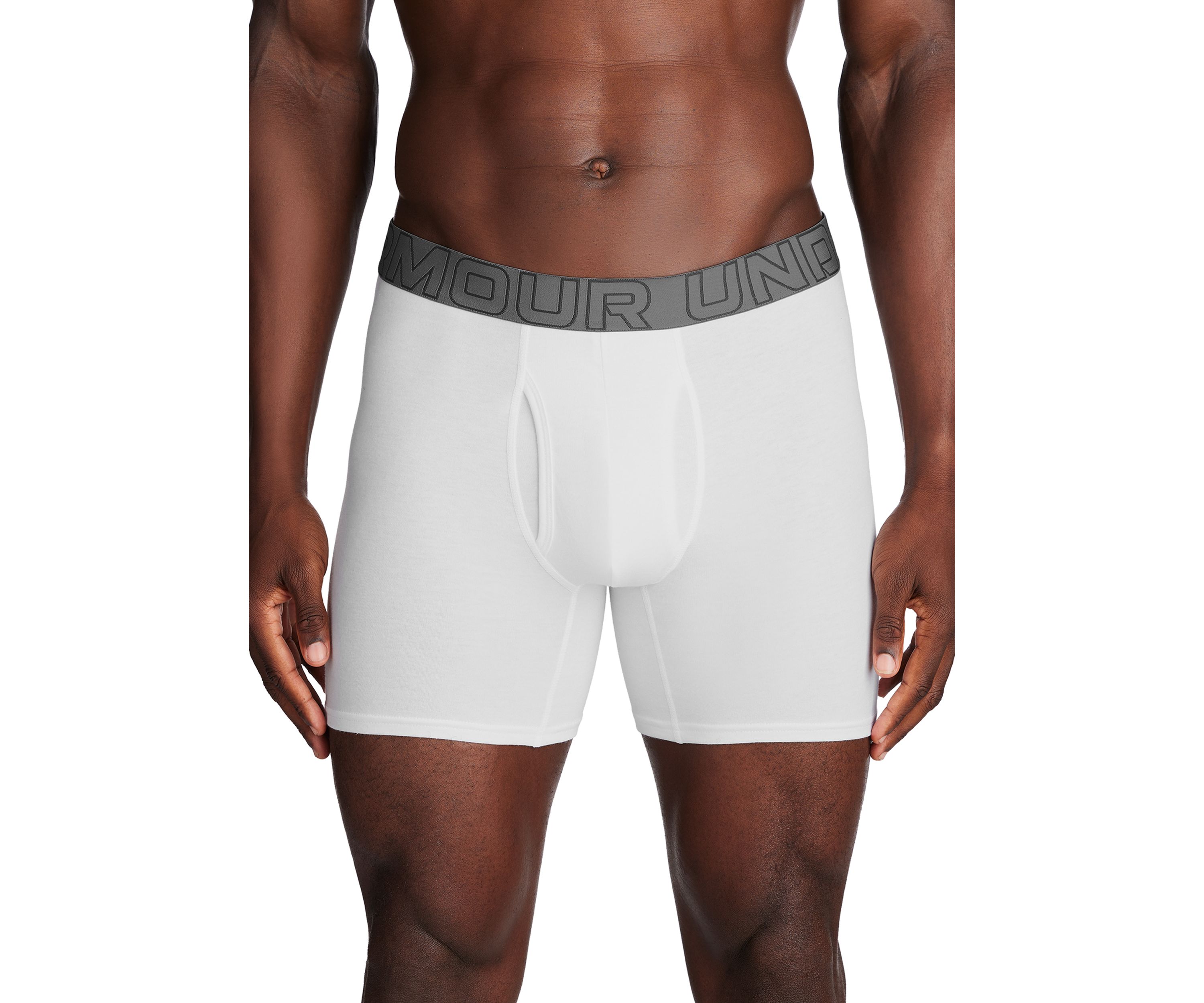 Performance Cotton 6" Boxer Briefs - 3 Pack