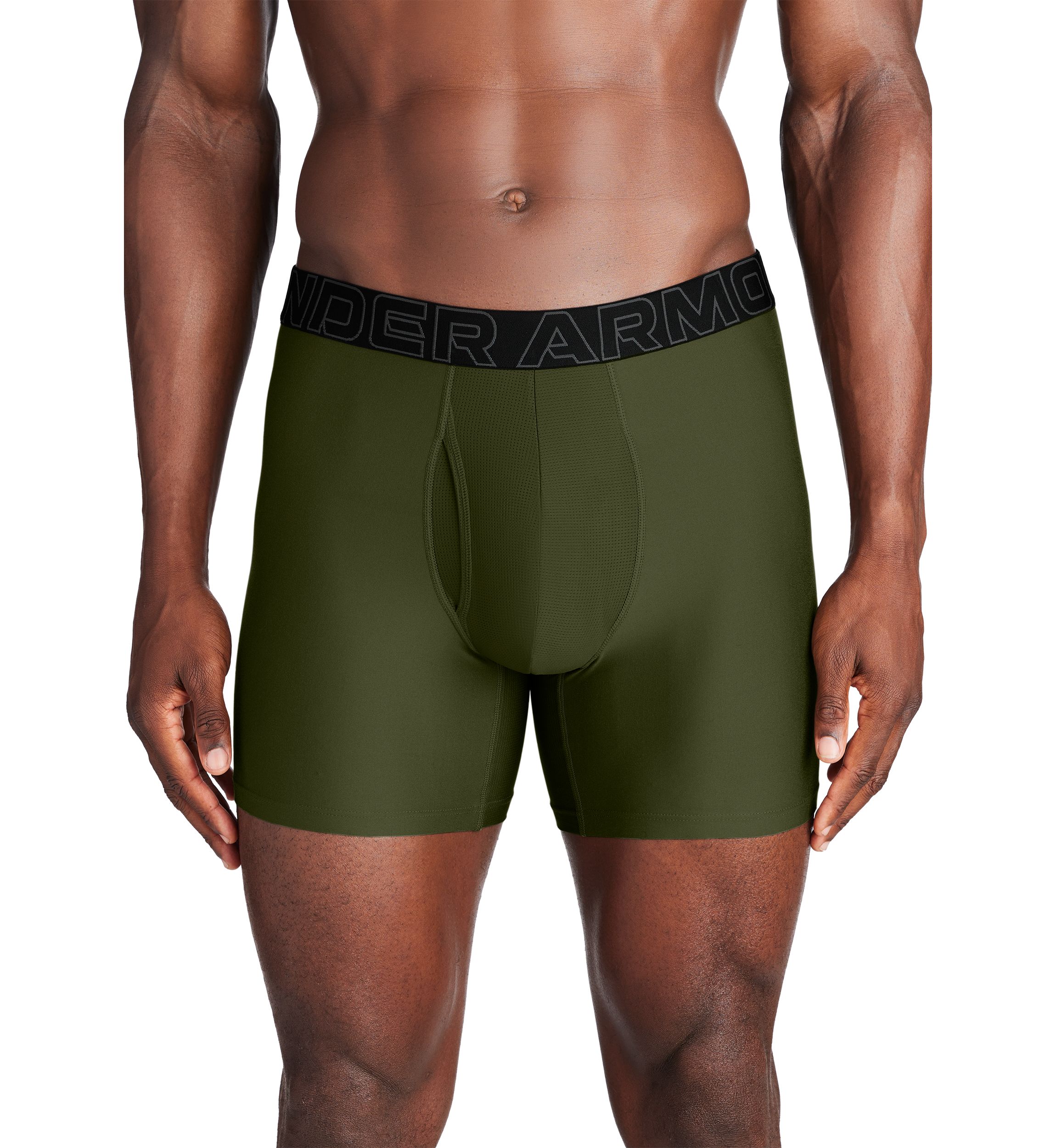 Performance Tech Solid Boxer Briefs - 6" Inseam