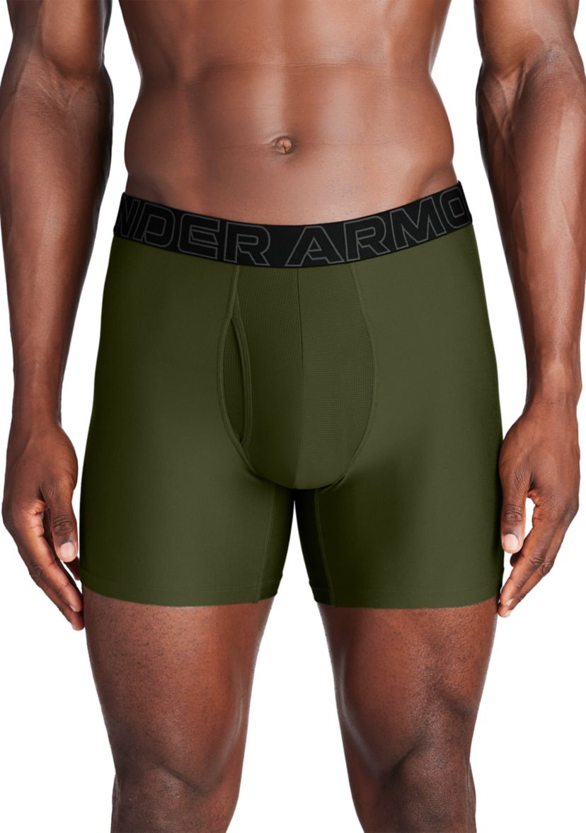 Performance Tech Solid Boxer Briefs - 6" Inseam